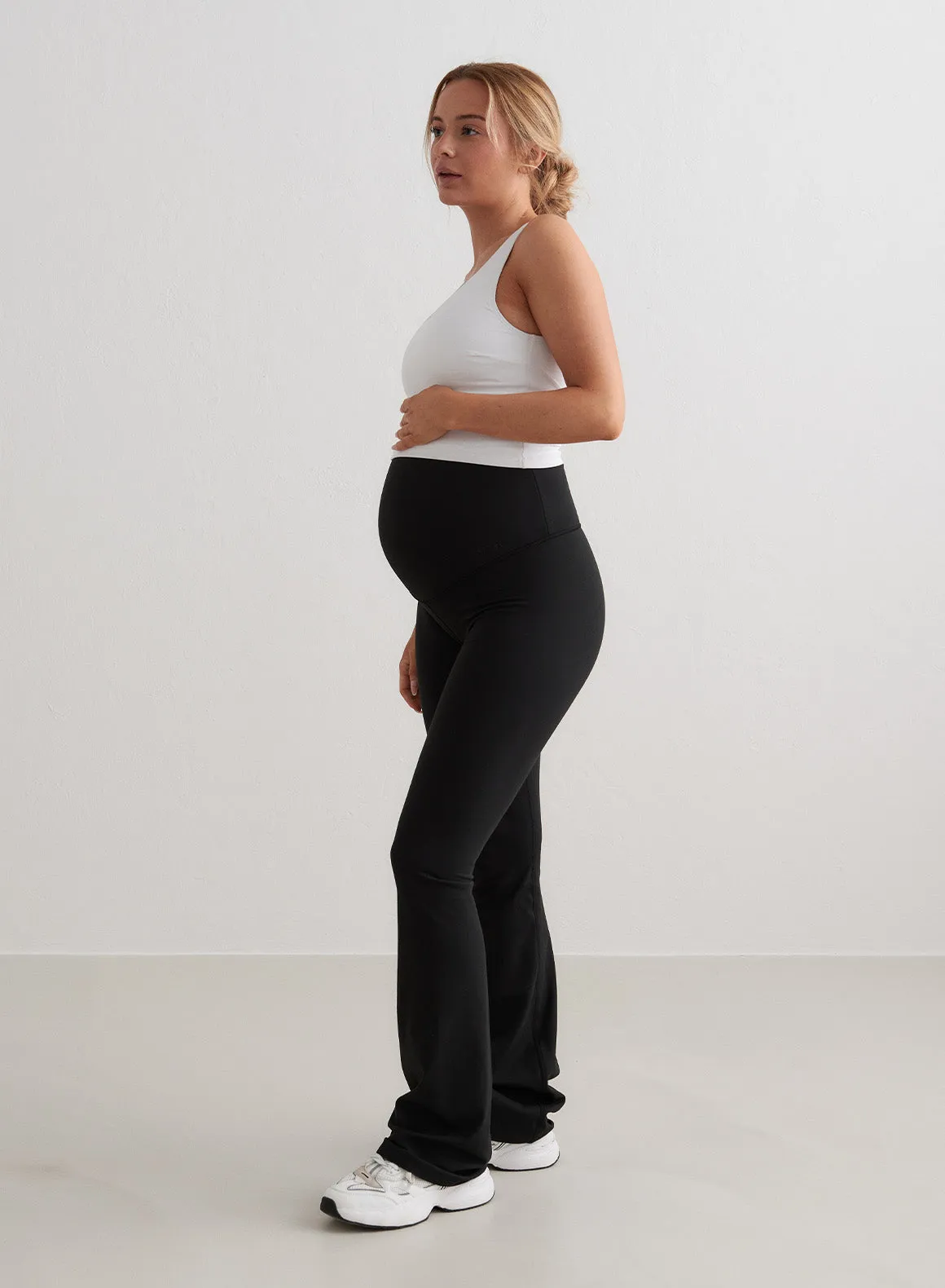 Black Sense Maternity Flare Petite Tights sold by Aimn product image thumbnail 2
