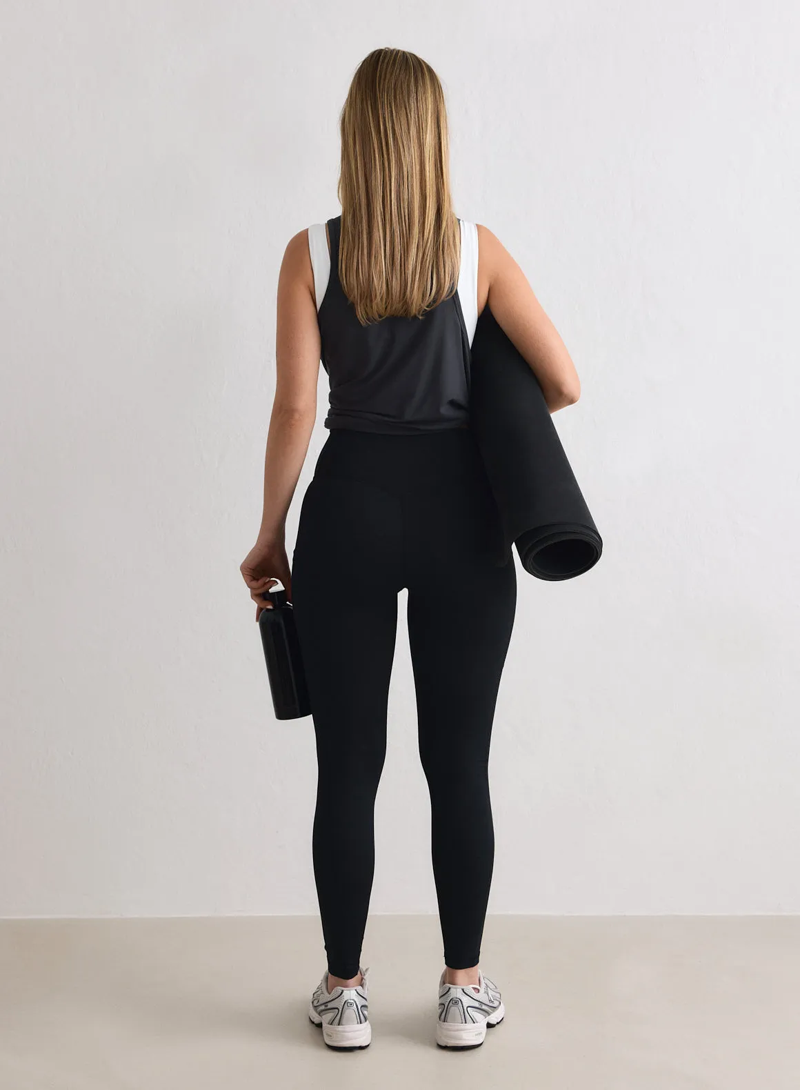 Black Essential Pocket Tights sold by Aimn product image thumbnail 5