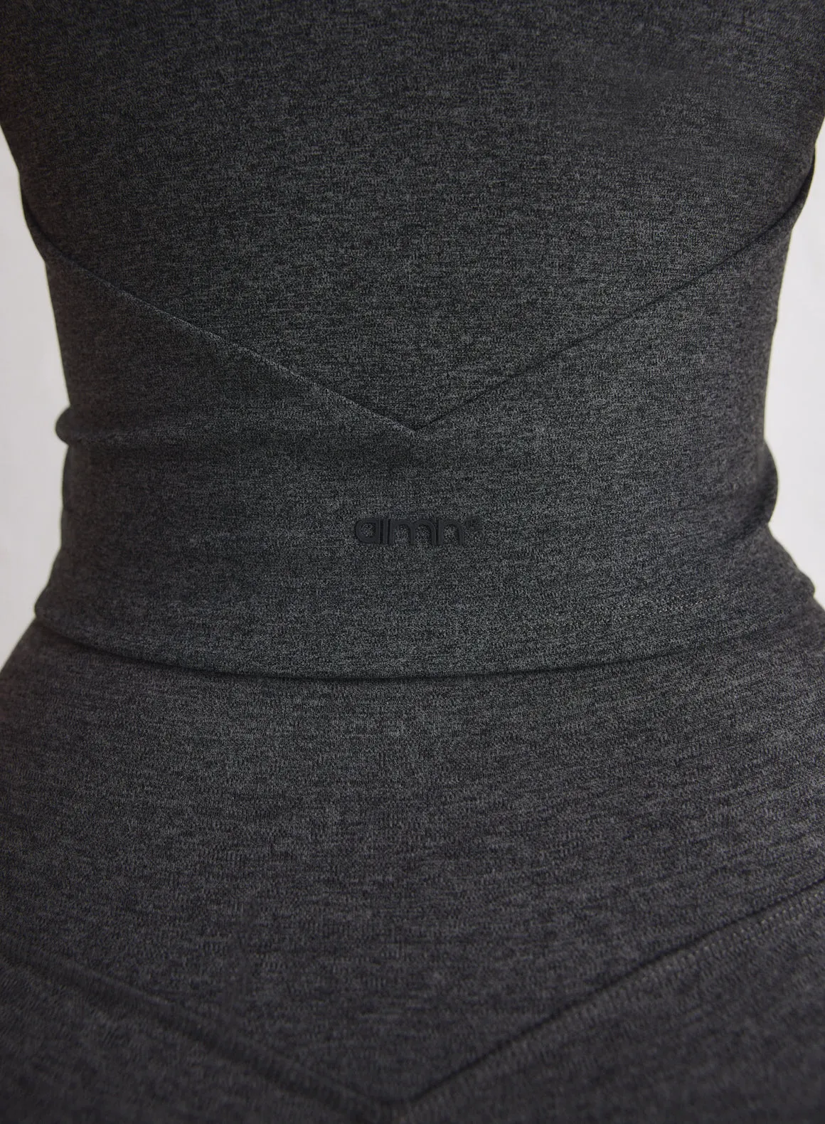 Dark Grey Melange Sense Bralette sold by Aimn product image thumbnail 3