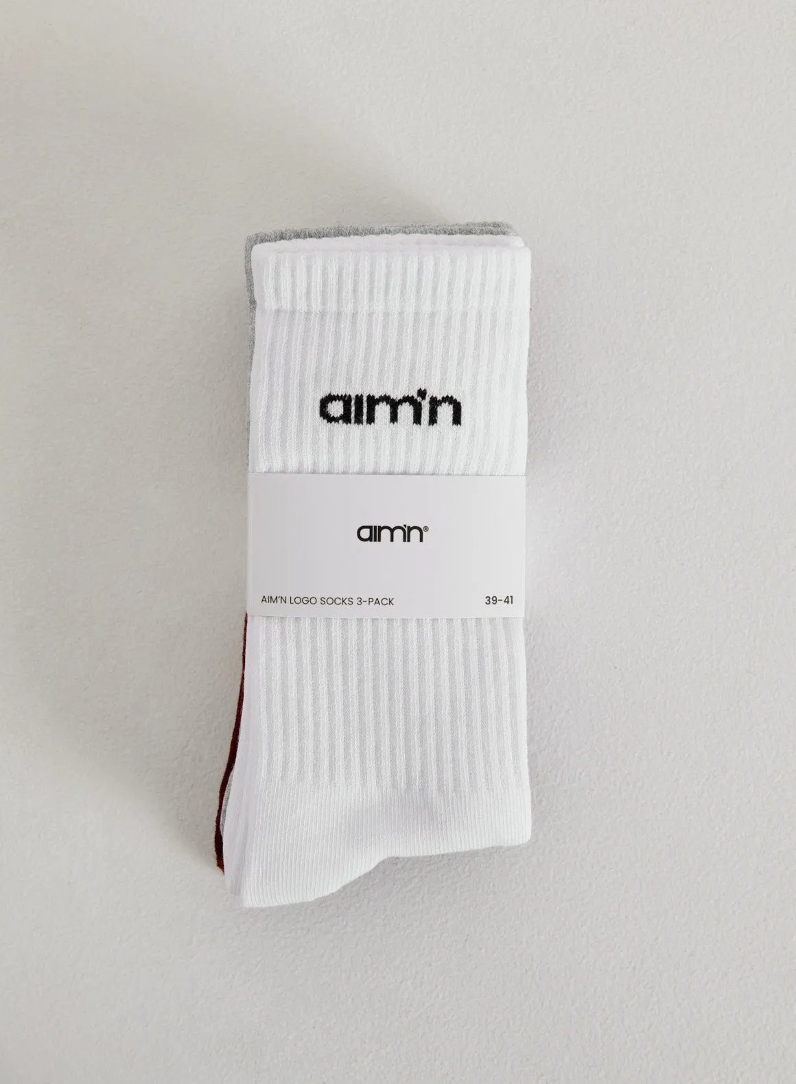 Ruby Aim'n Logo Socks 3-pack sold by Aimn