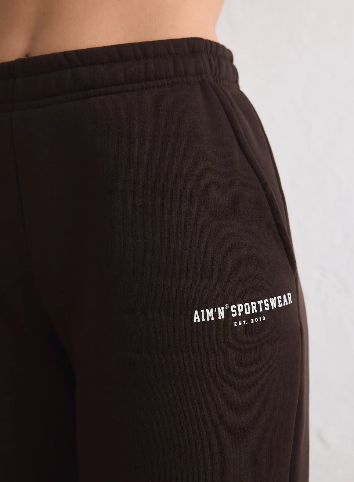 Chocolate Classic Sweatpants sold by Aimn product image thumbnail 4