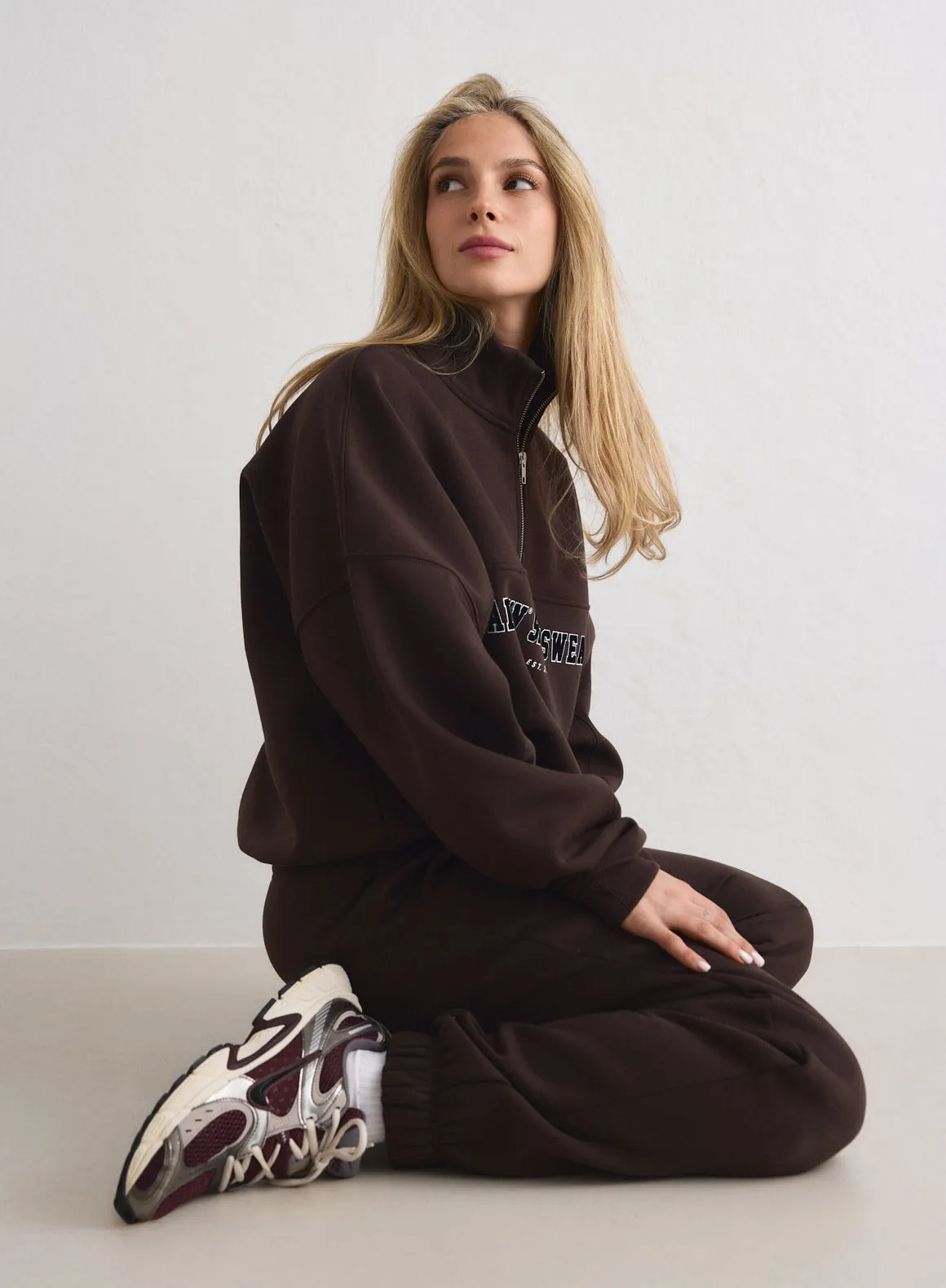 Chocolate Classic Sweatpants sold by Aimn product image thumbnail 5