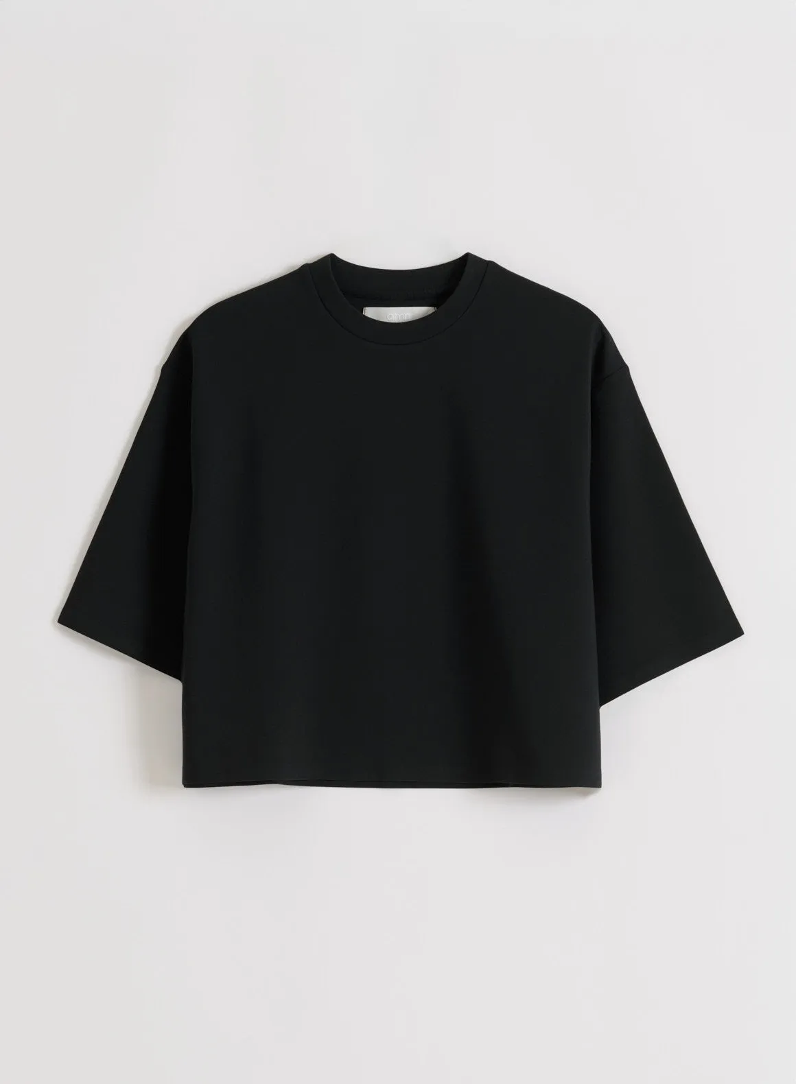 Black Luxe Boxy Short Sleeve sold by Aimn product image thumbnail 4