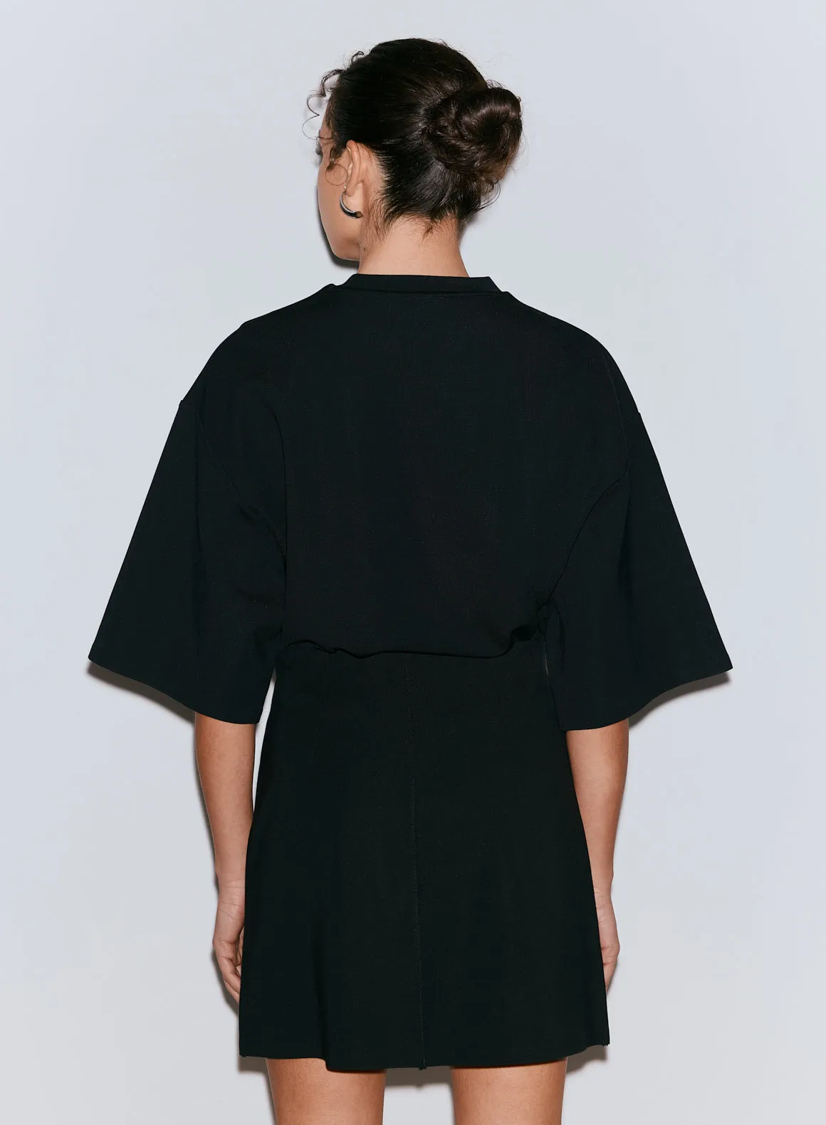 Black Luxe Mini Skort sold by Aimn product image thumbnail 3