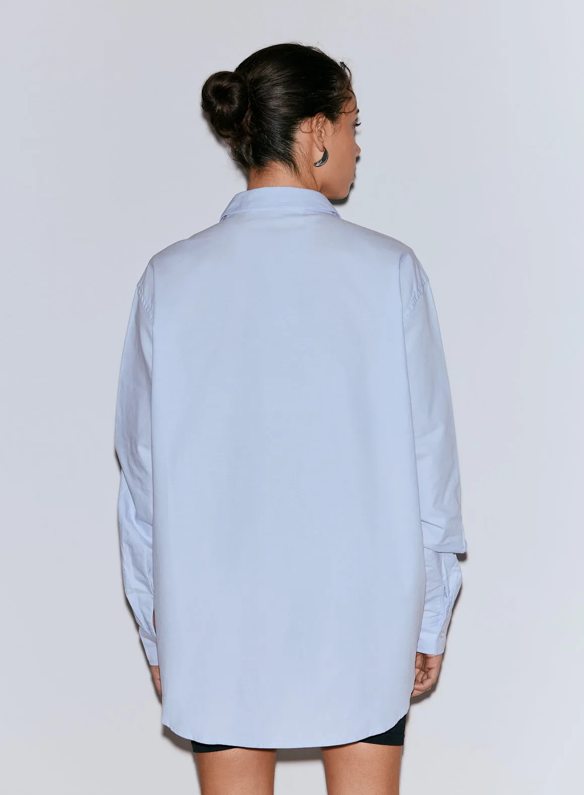 Blue Oxford Shirt sold by Aimn product image thumbnail 3