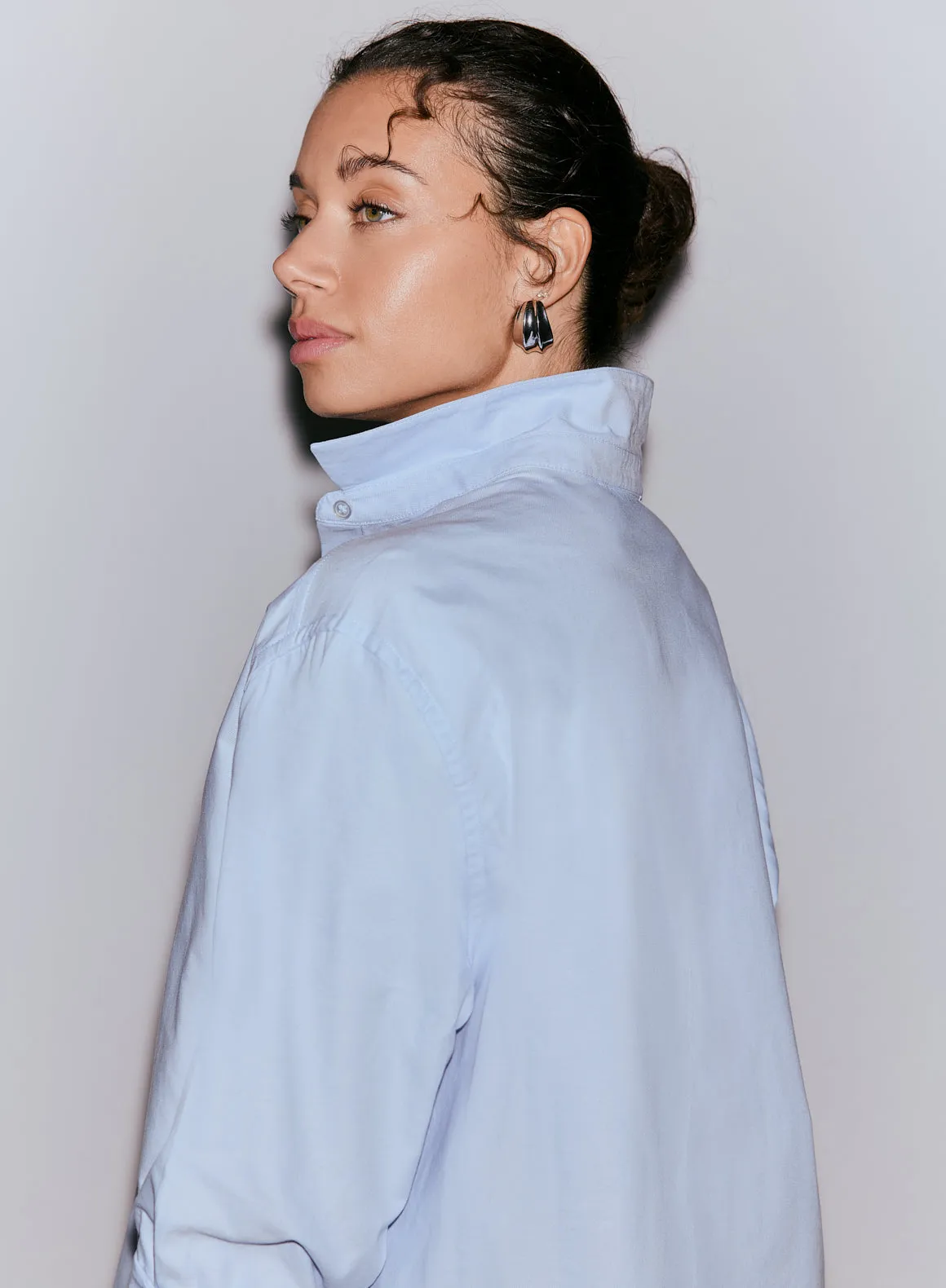 Blue Oxford Shirt sold by Aimn product image thumbnail 4