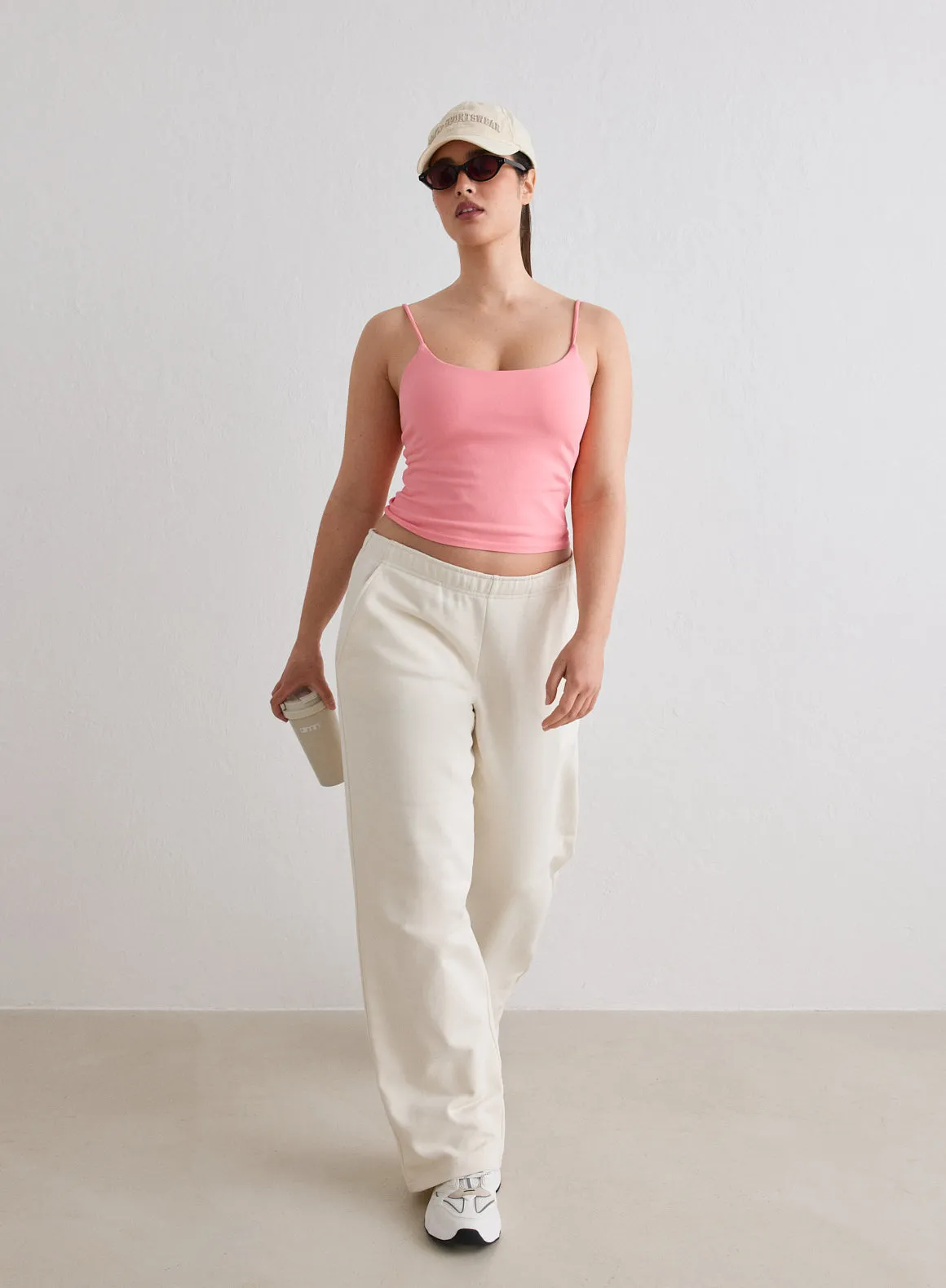 Blush Shape Seamless Strap Singlet sold by Aimn product image thumbnail 3