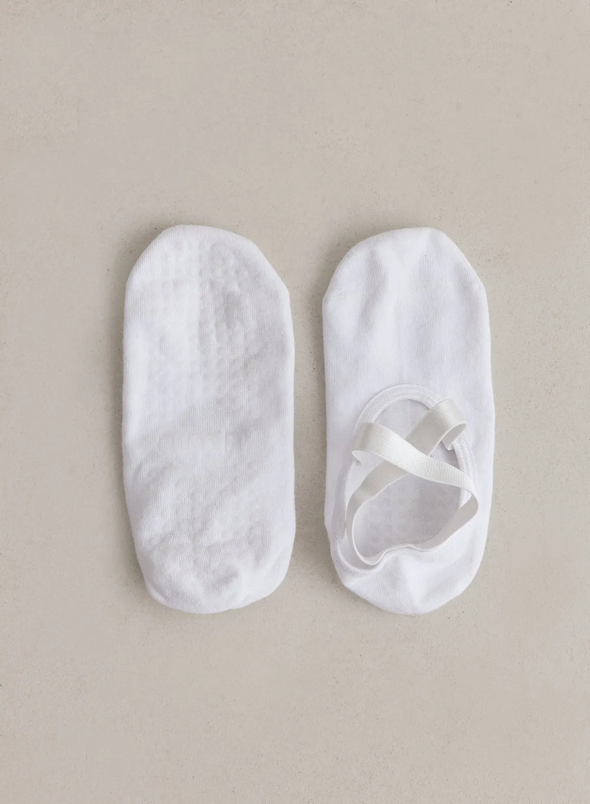 White Pilates Socks sold by Aimn product image thumbnail 4