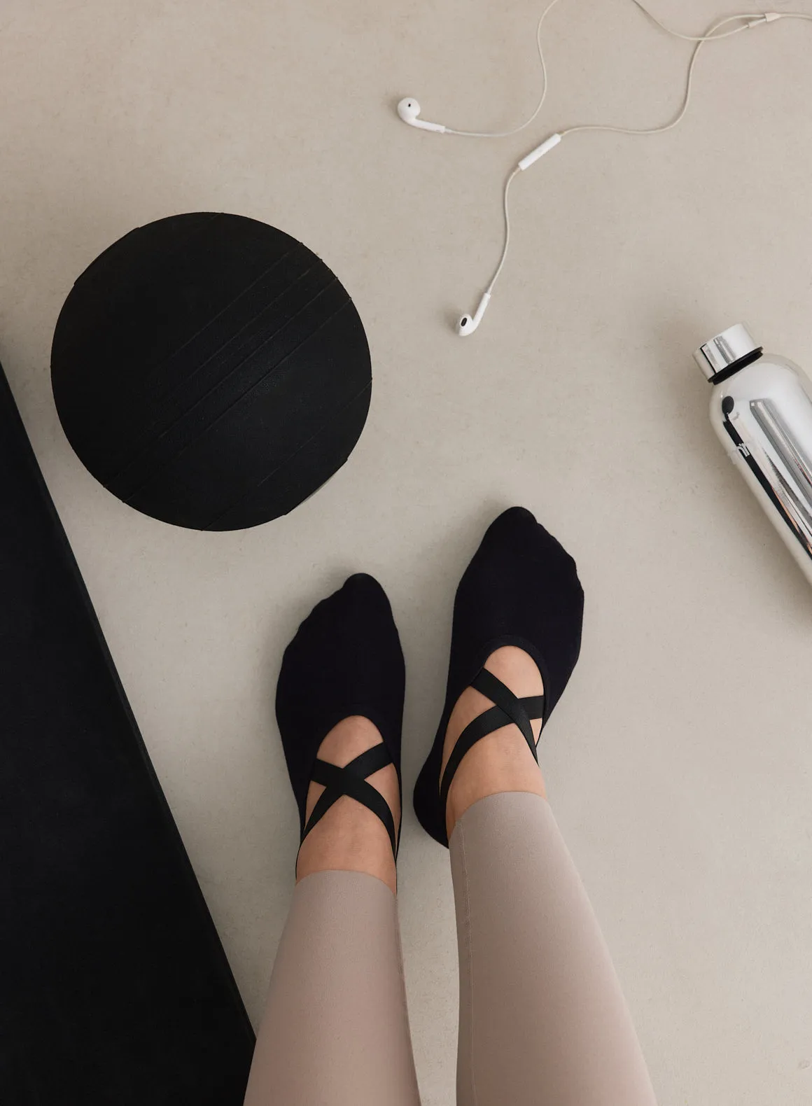 Black Pilates Socks sold by Aimn product image thumbnail 3