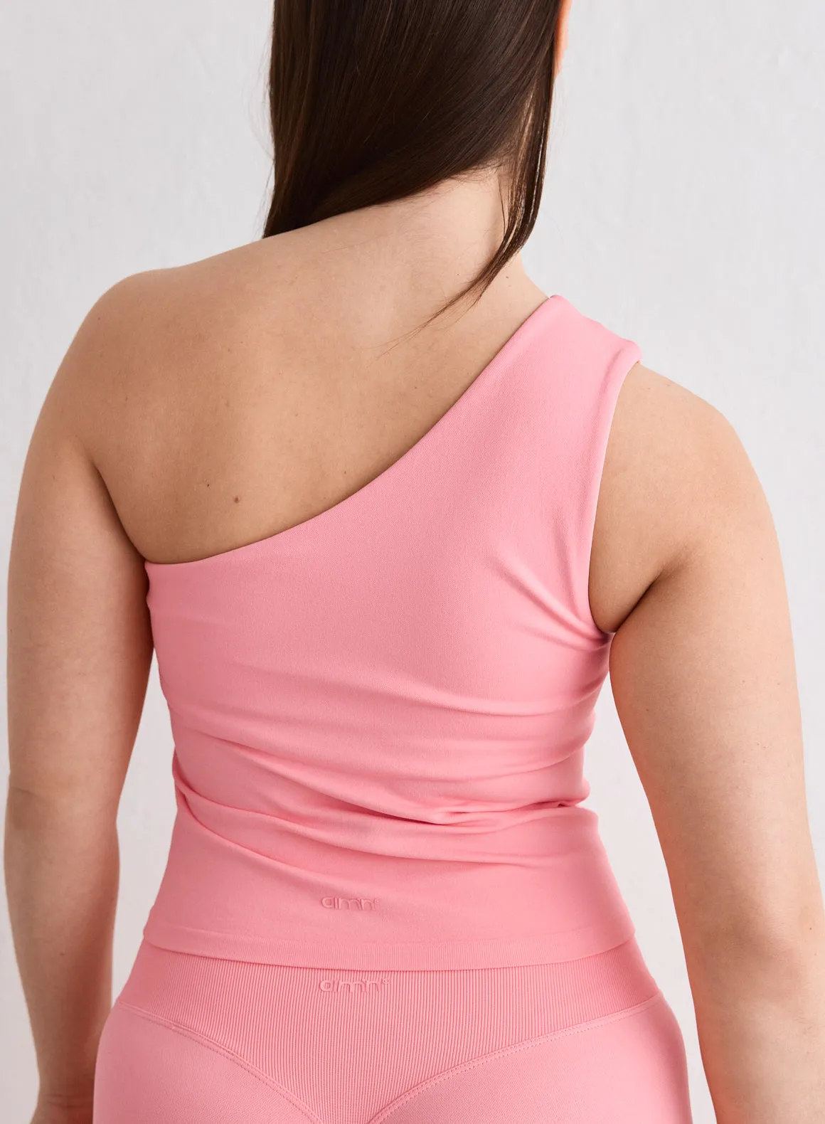 Blush Shape Seamless One Shoulder Bralette sold by Aimn product image thumbnail 2
