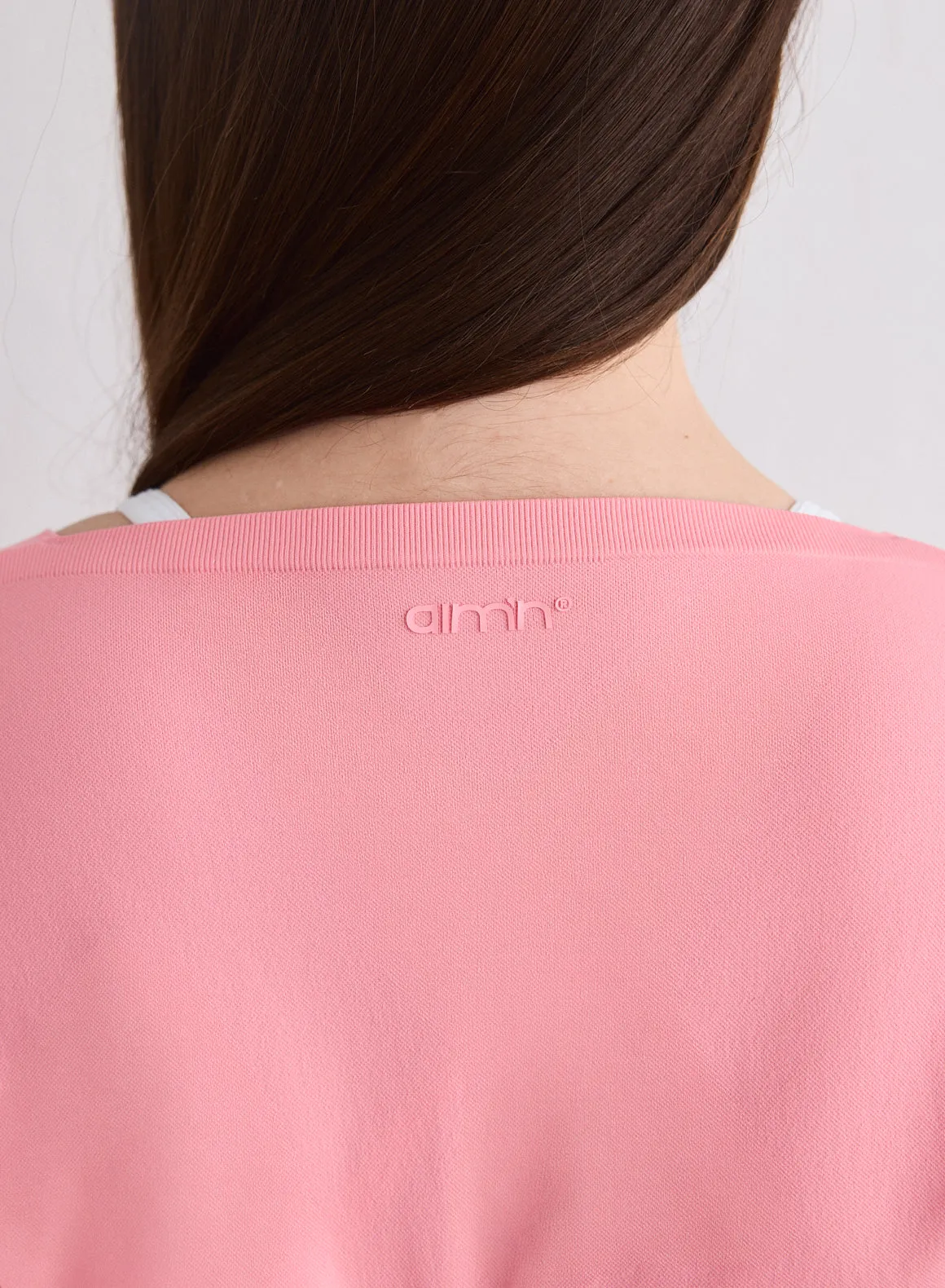 Blush Shape Seamless Wrap Long Sleeve sold by Aimn product image thumbnail 4