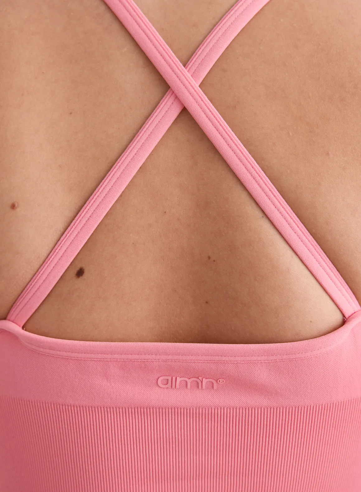 Blush Shape Seamless Cross Back Bralette sold by Aimn product image thumbnail 3