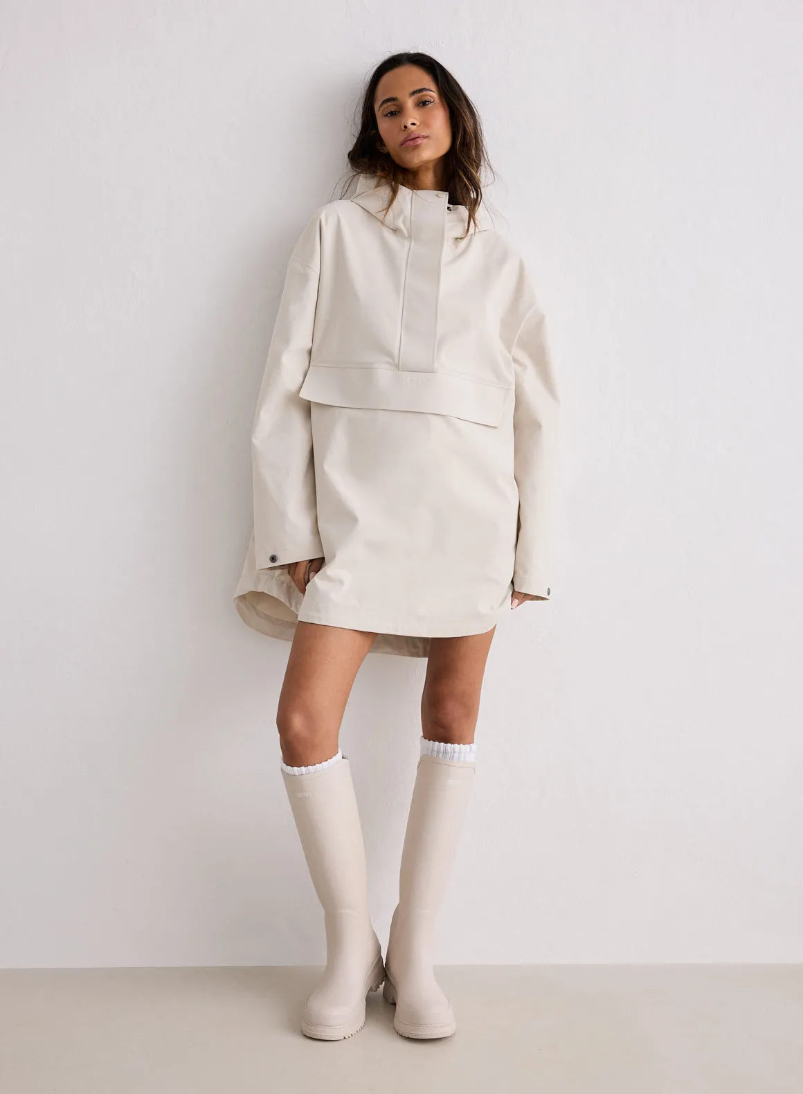 Sand Waterproof Oversized Anorak sold by Aimn