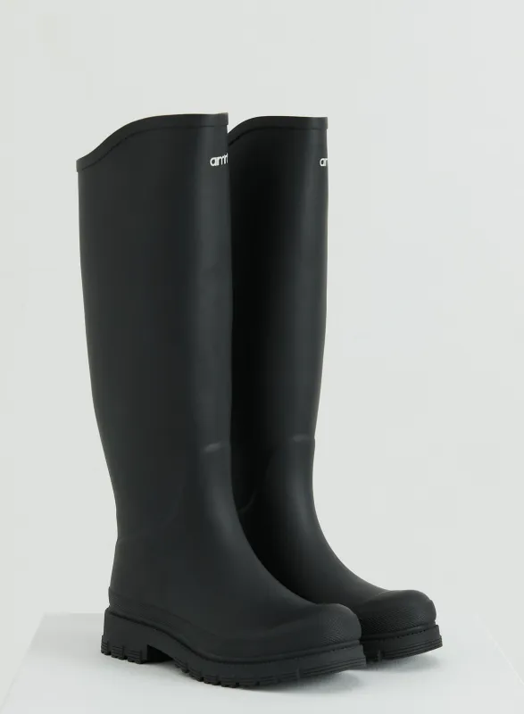 Black Rain Boot made by Aimn