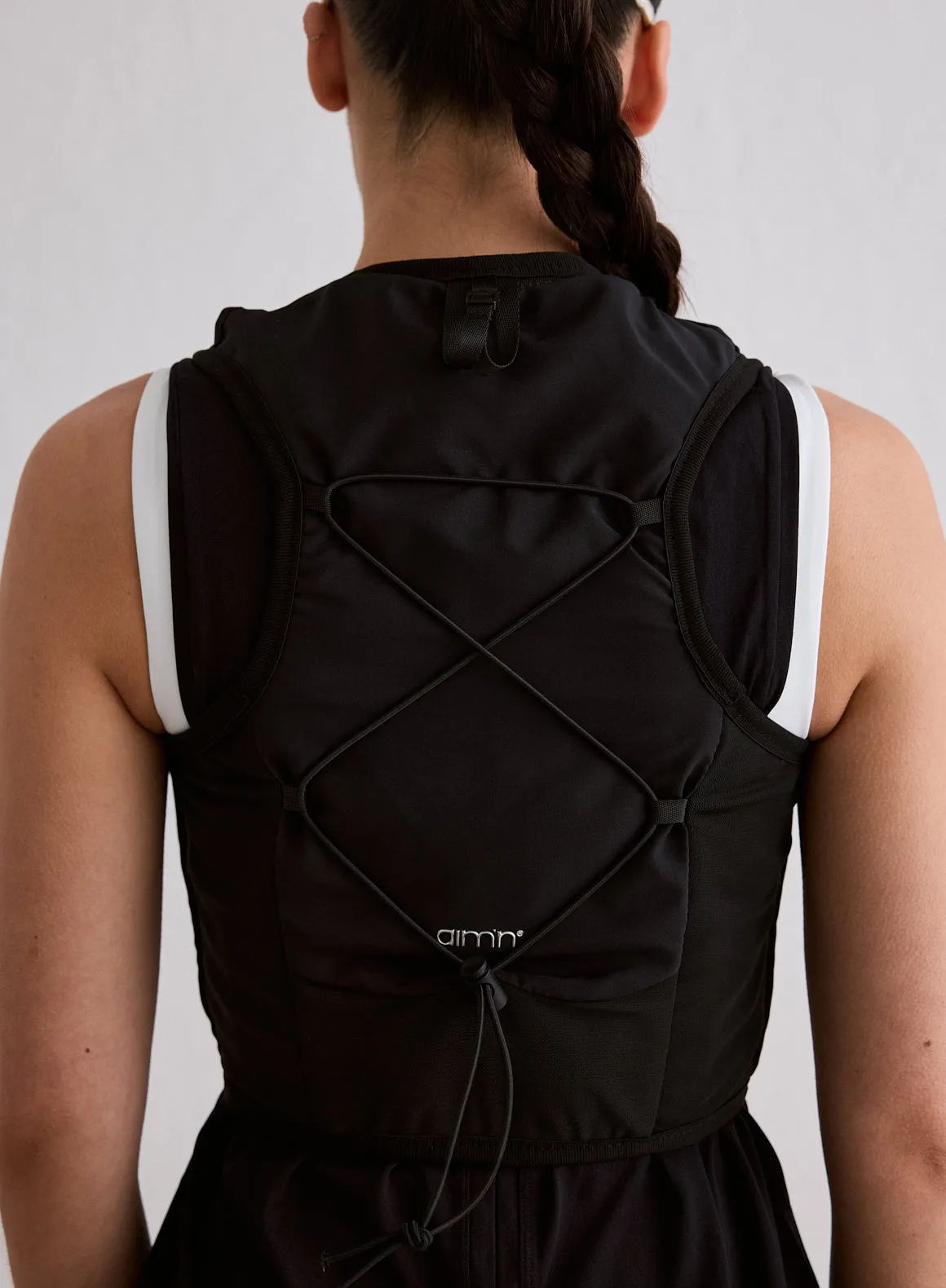 Black Running Vest sold by Aimn product image thumbnail 3