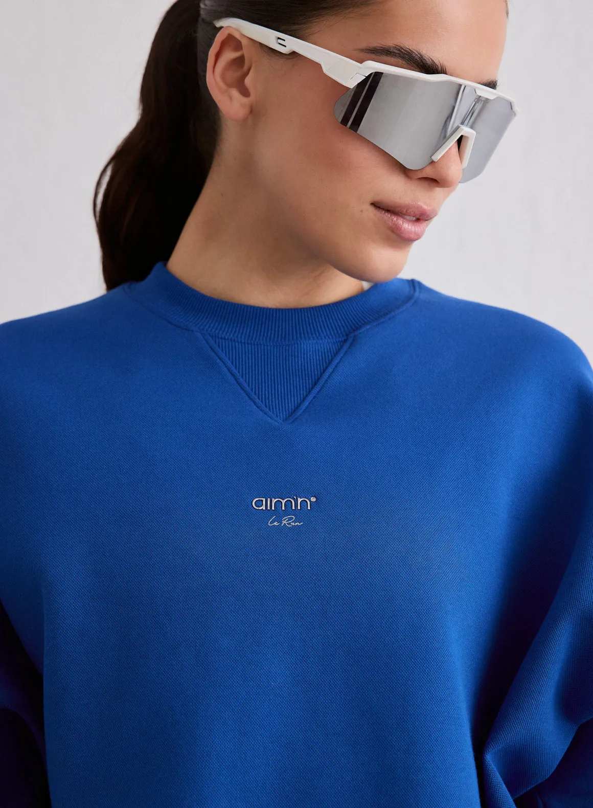 Azure Le Run Running Sweatshirt sold by Aimn product image thumbnail 3