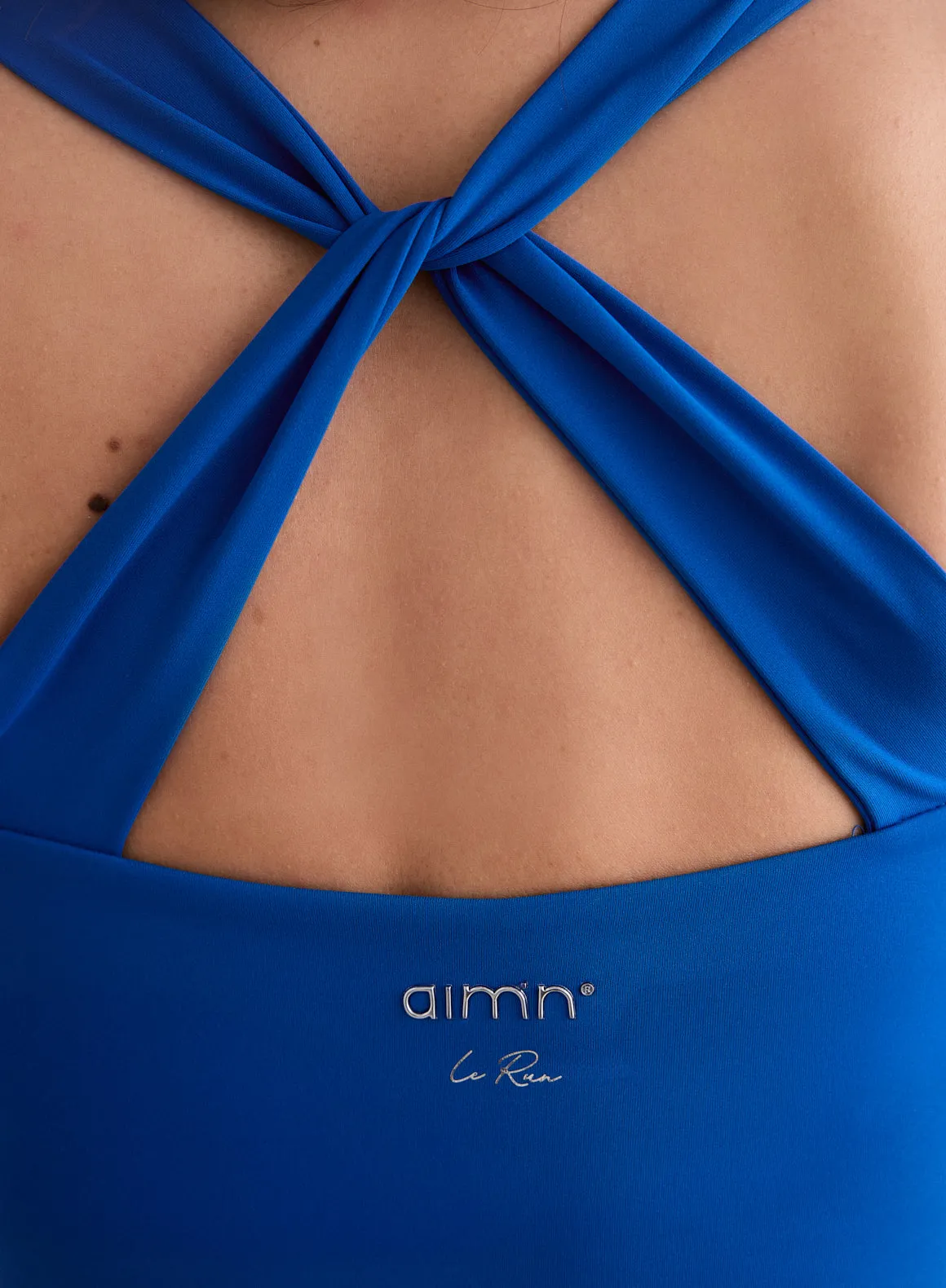 Azure Lunar Running Singlet sold by Aimn product image thumbnail 4