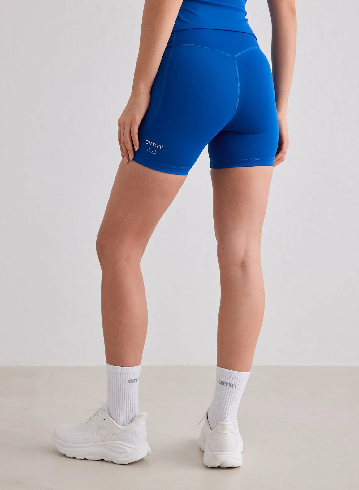 Azure Running Midi Biker Shorts sold by Aimn product image thumbnail 4