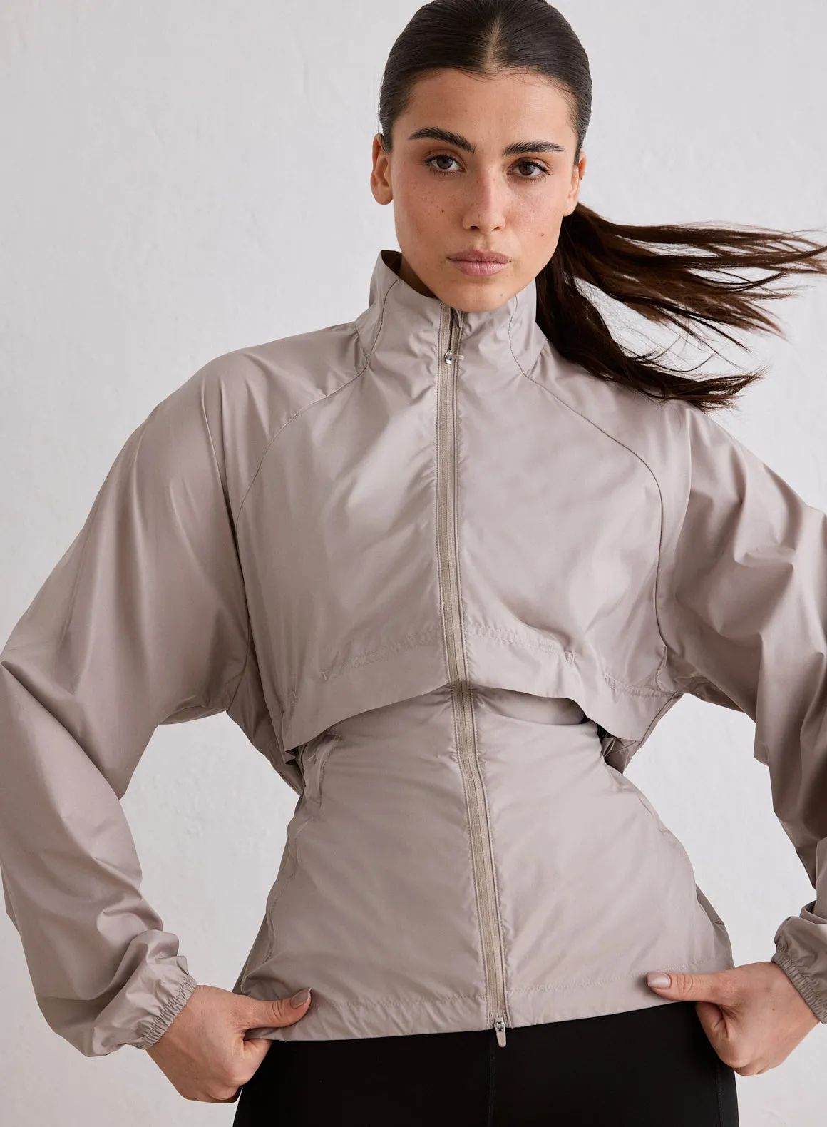 Dark Clay Running Jacket sold by Aimn product image thumbnail 4