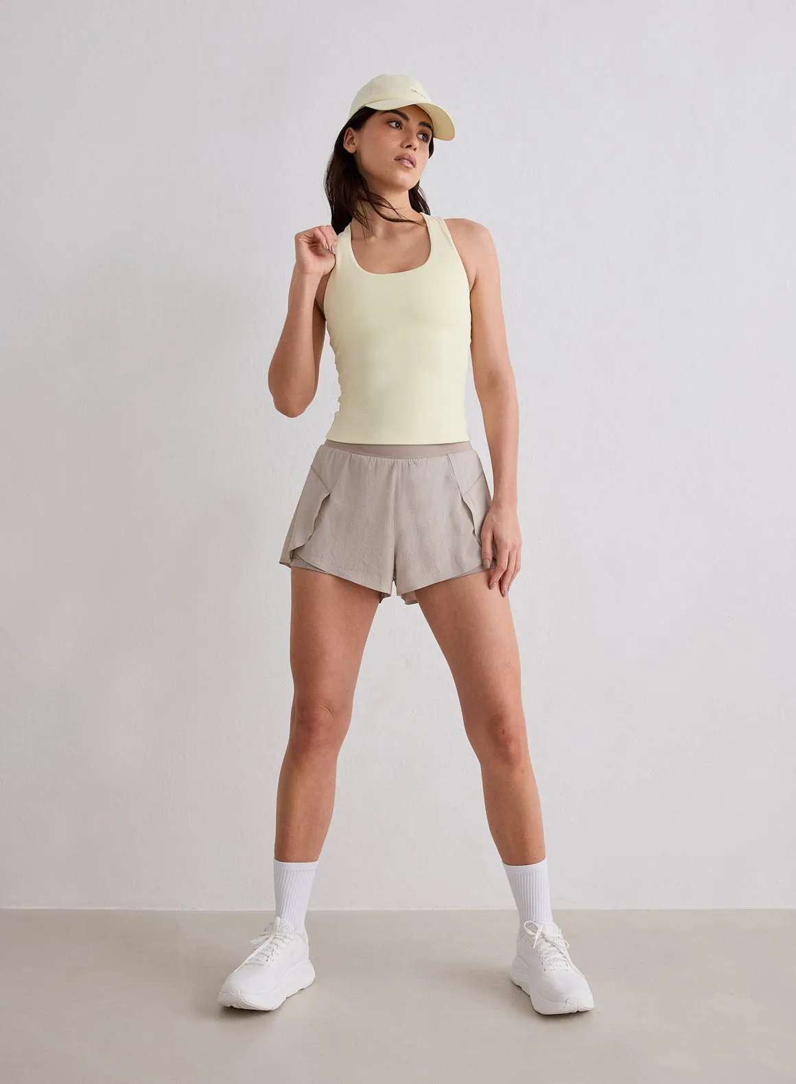 Dark Clay Running Shorts sold by Aimn product image thumbnail 3