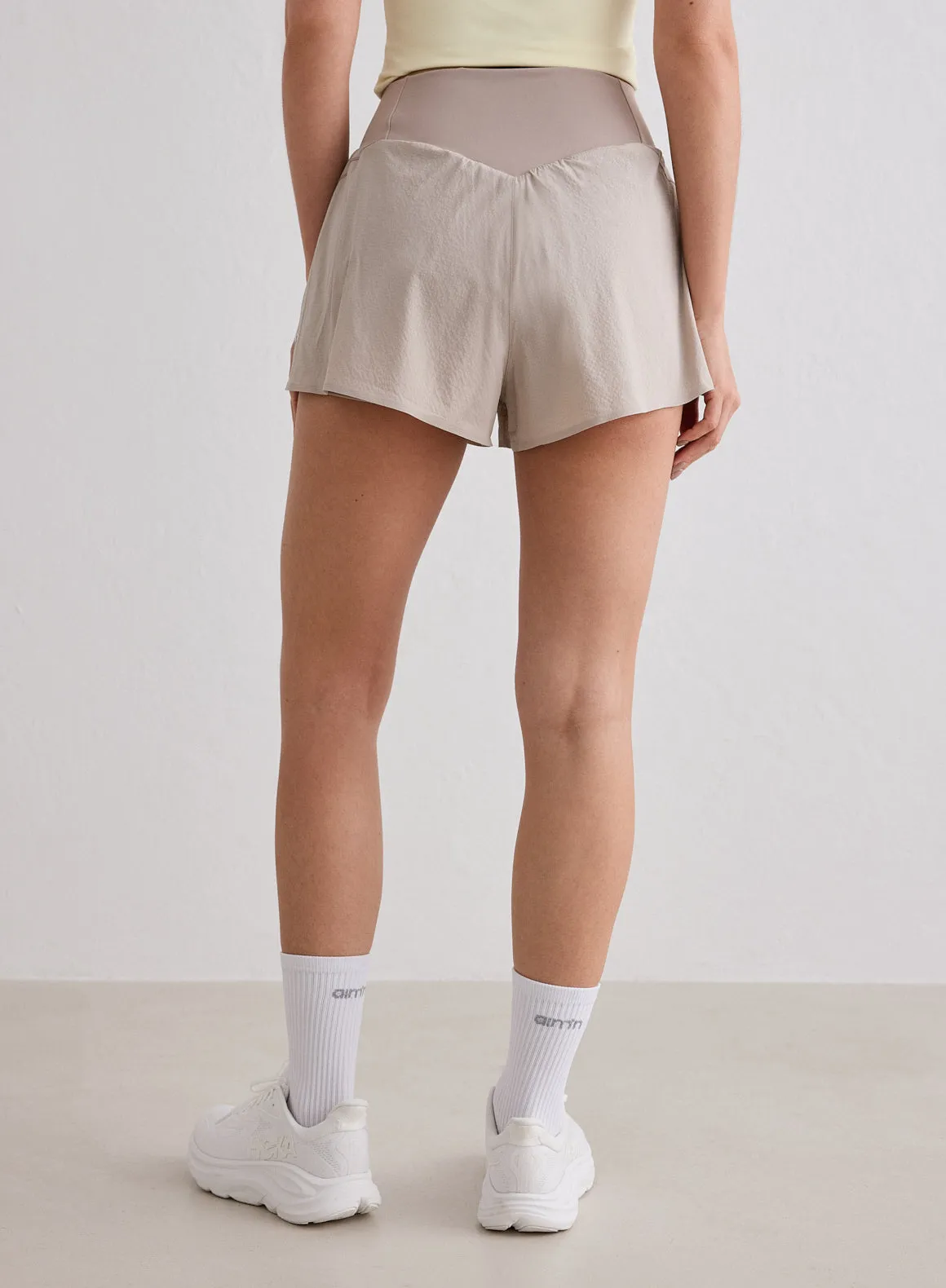 Dark Clay Running Shorts sold by Aimn product image thumbnail 2