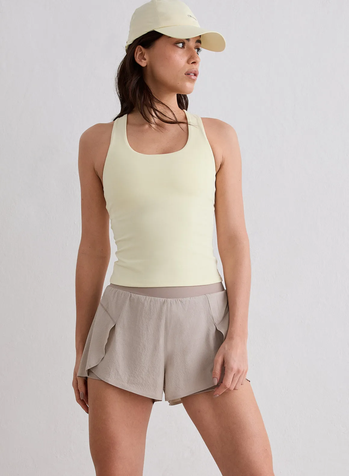 Dark Clay Running Shorts sold by Aimn