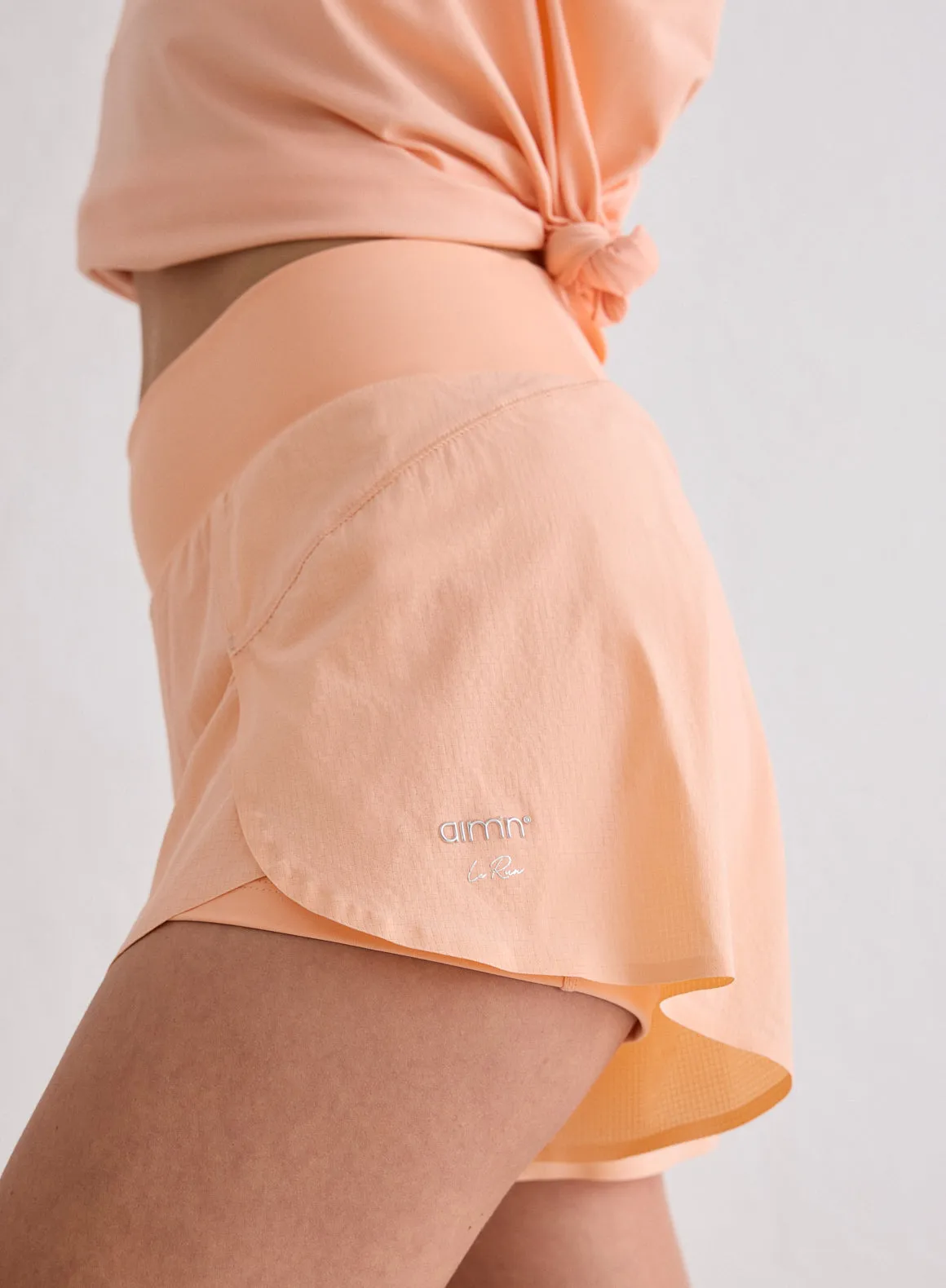 Peach Running Shorts sold by Aimn product image thumbnail 4
