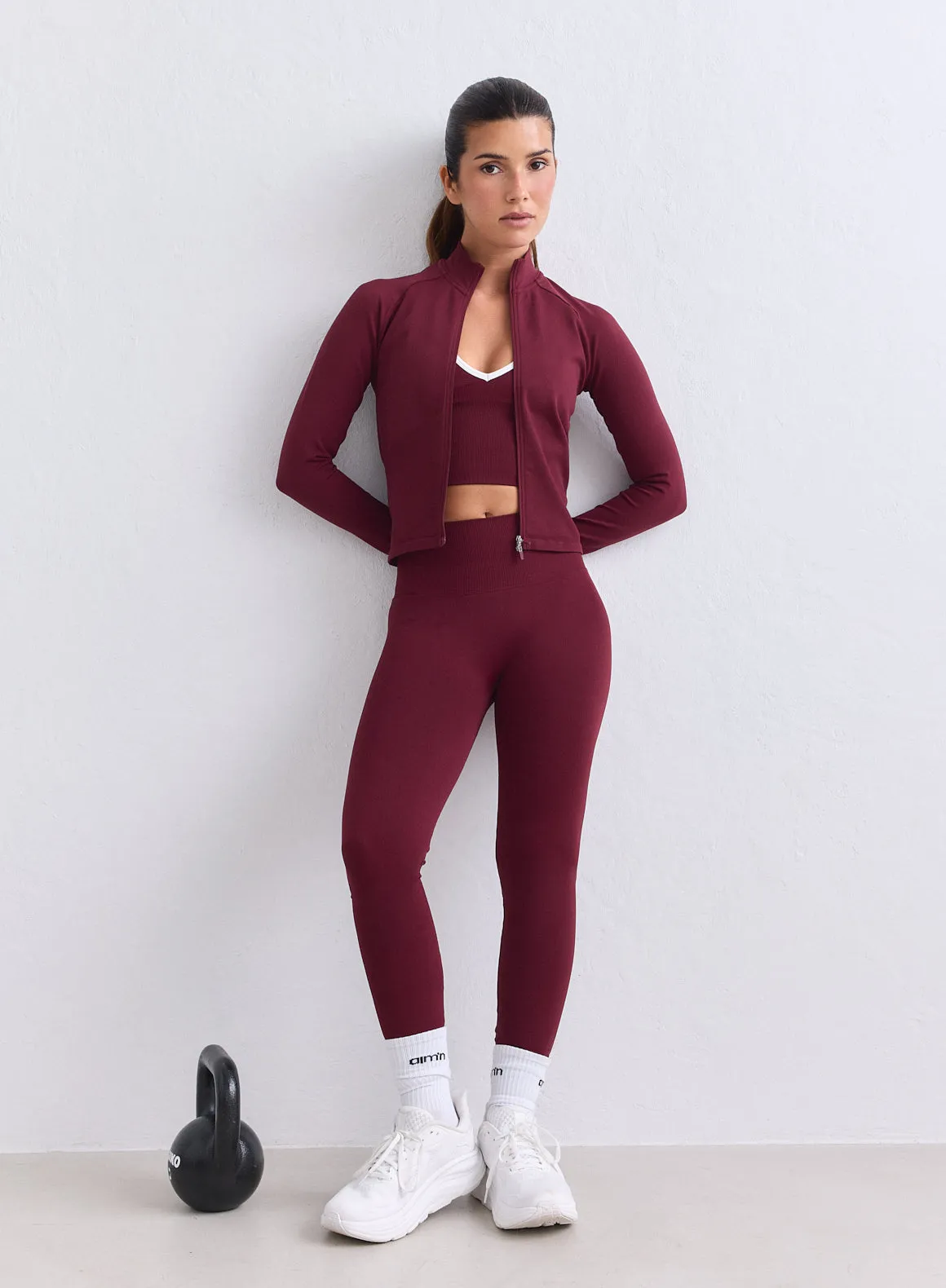 Merlot Shape Seamless Petite Tights sold by Aimn product image thumbnail 2