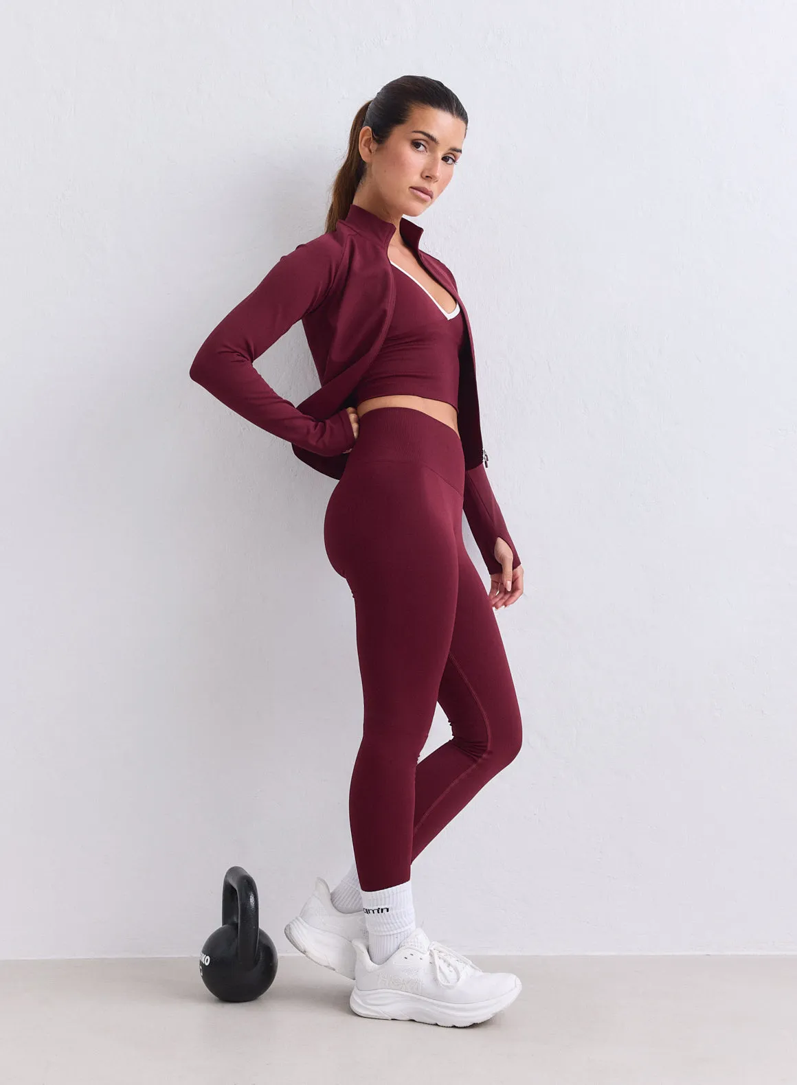 Merlot Shape Seamless Petite Tights sold by Aimn product image thumbnail 3