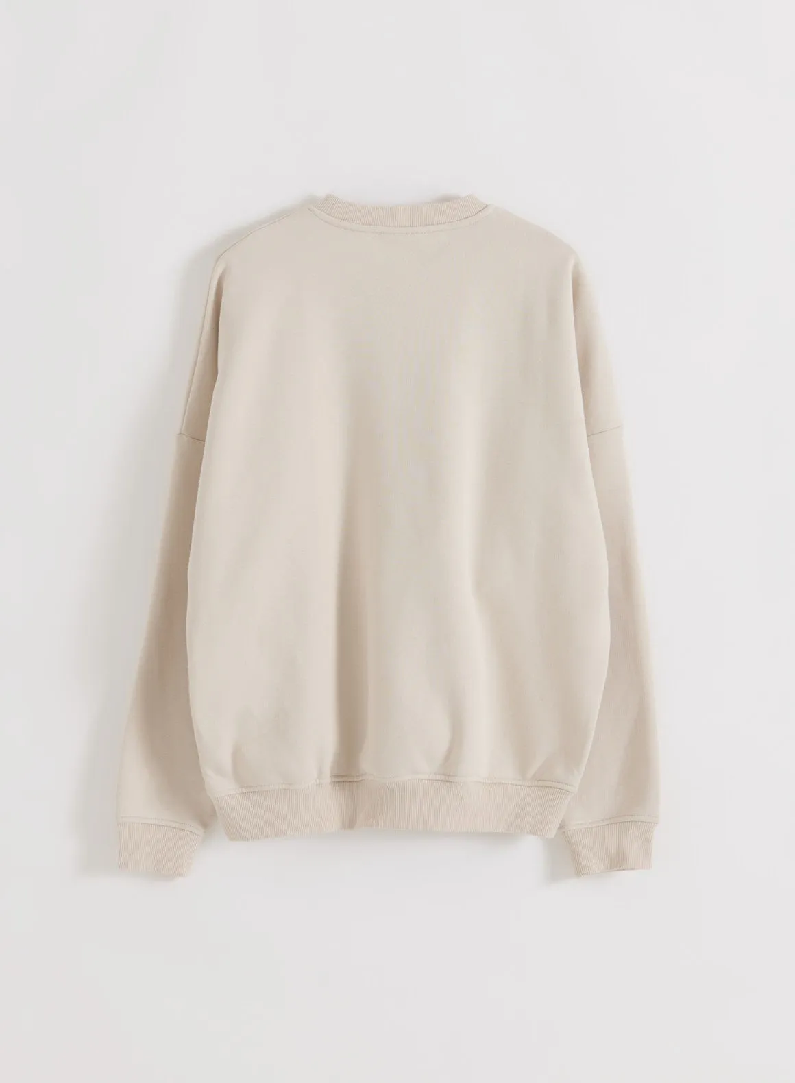 Sand Varsity Sweatshirt sold by Aimn product image thumbnail 2