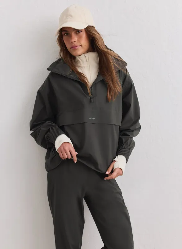 Dark Ivy Waterproof Stretch Anorak made by Aimn