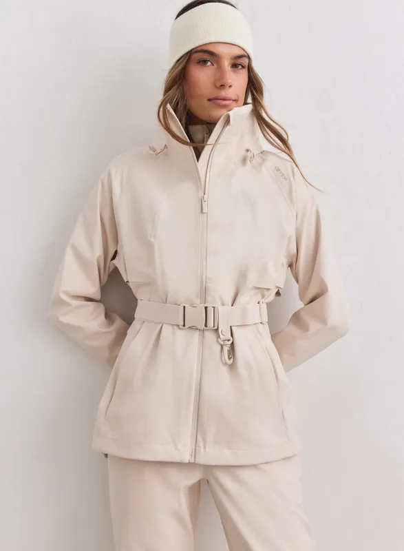 Sand 3L Shell Jacket made by Aimn