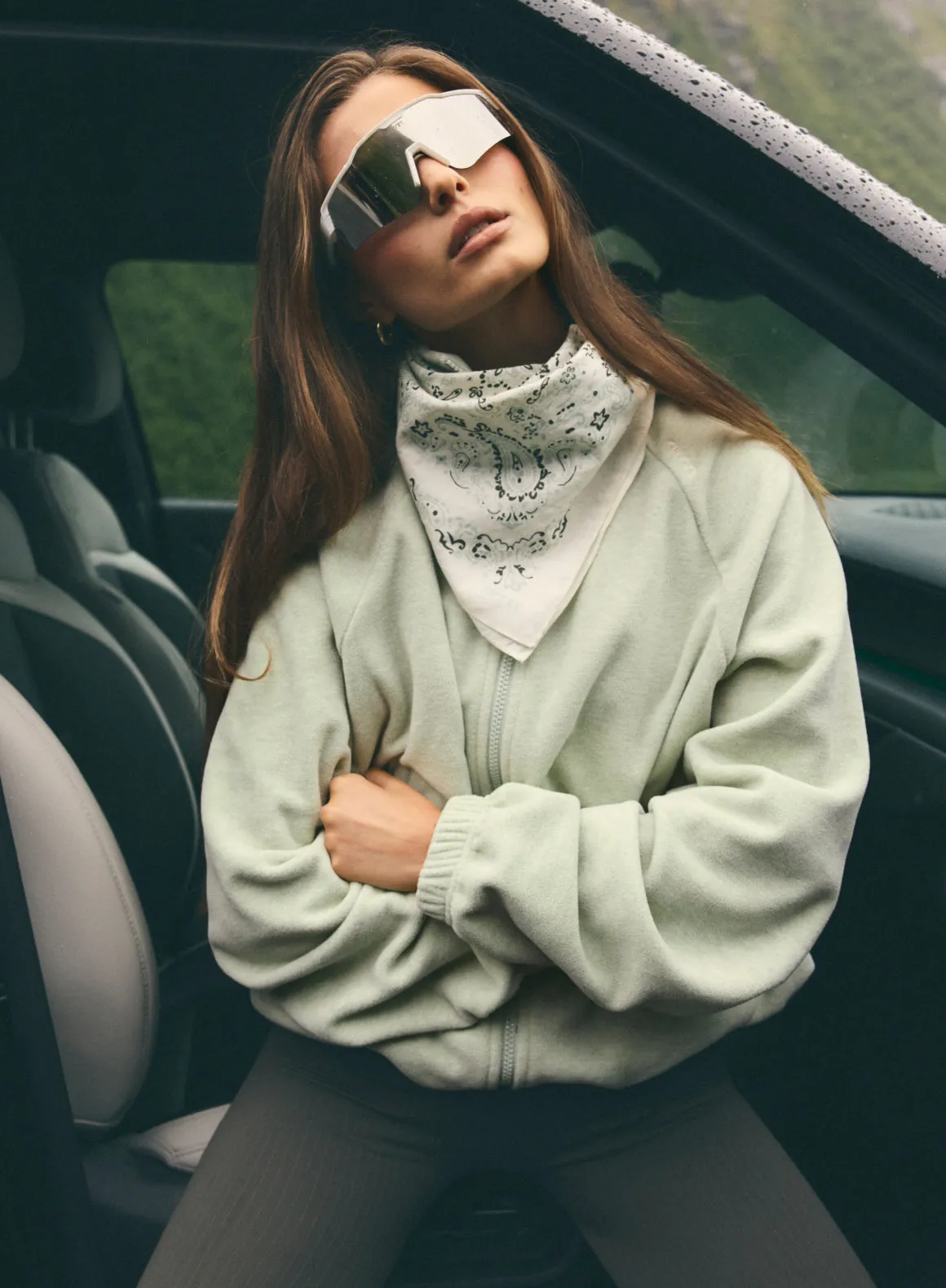 Cream Outdoor Scarf sold by Aimn