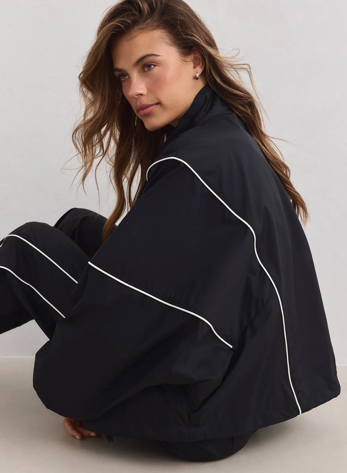 Black Balance Windstopper Tracksuit Jacket sold by Aimn product image thumbnail 4