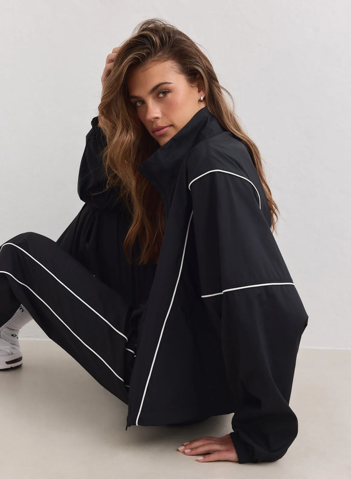 Black Balance Windstopper Tracksuit Jacket sold by Aimn product image thumbnail 3
