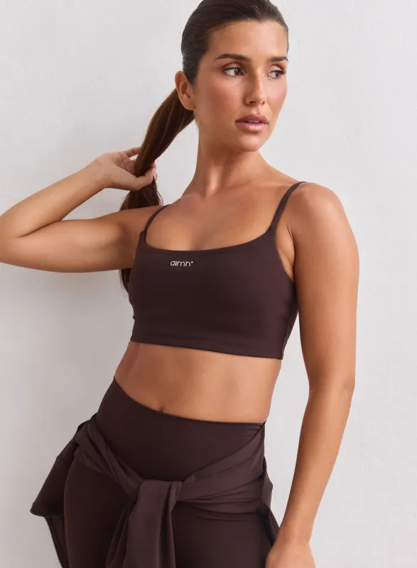 Chocolate Sculpting Strap Bra made by Aimn