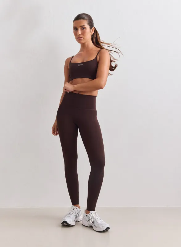 Chocolate Sculpting Fit Tights made by Aimn