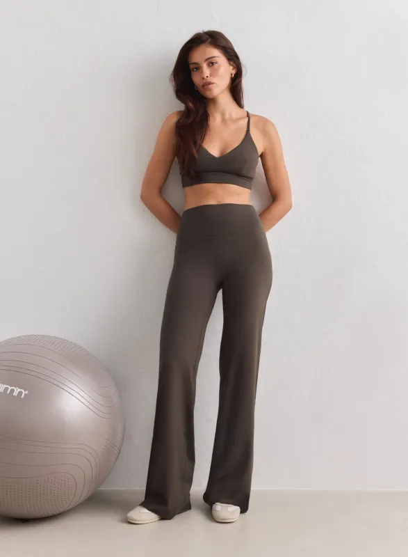Dark Ivy Sense Straight Leg Tights made by Aimn