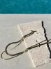 Gold Waterproof Double Necklace sold by Aimn
