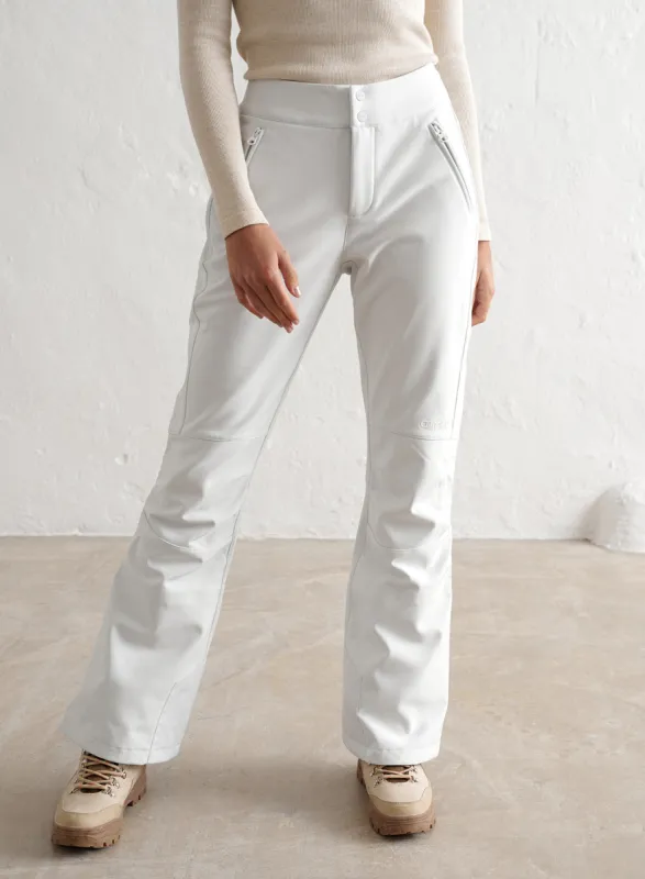 White Stretch Thermo Pants sold by Aimn
