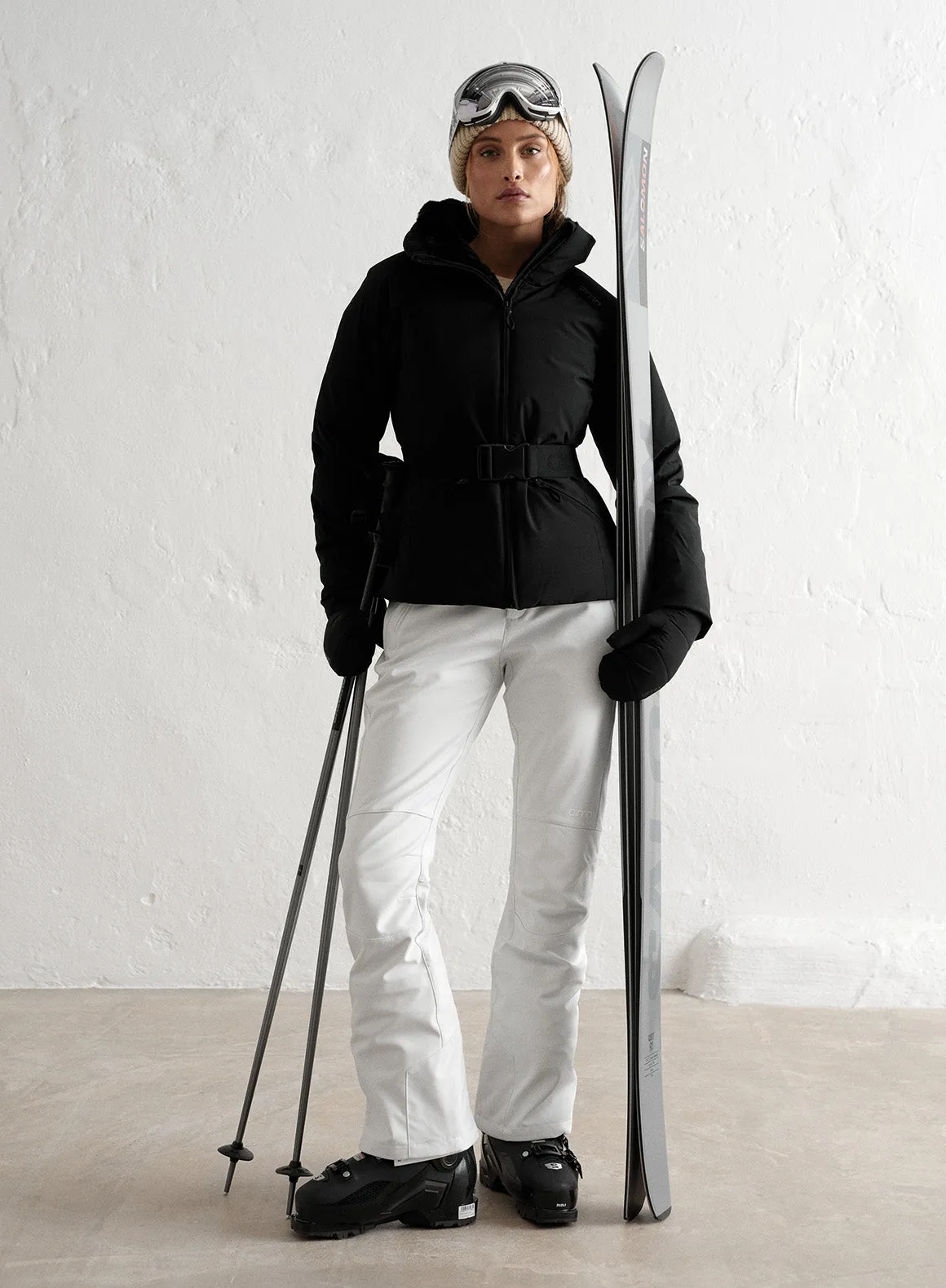 White Stretch Thermo Pants sold by Aimn product image thumbnail 2