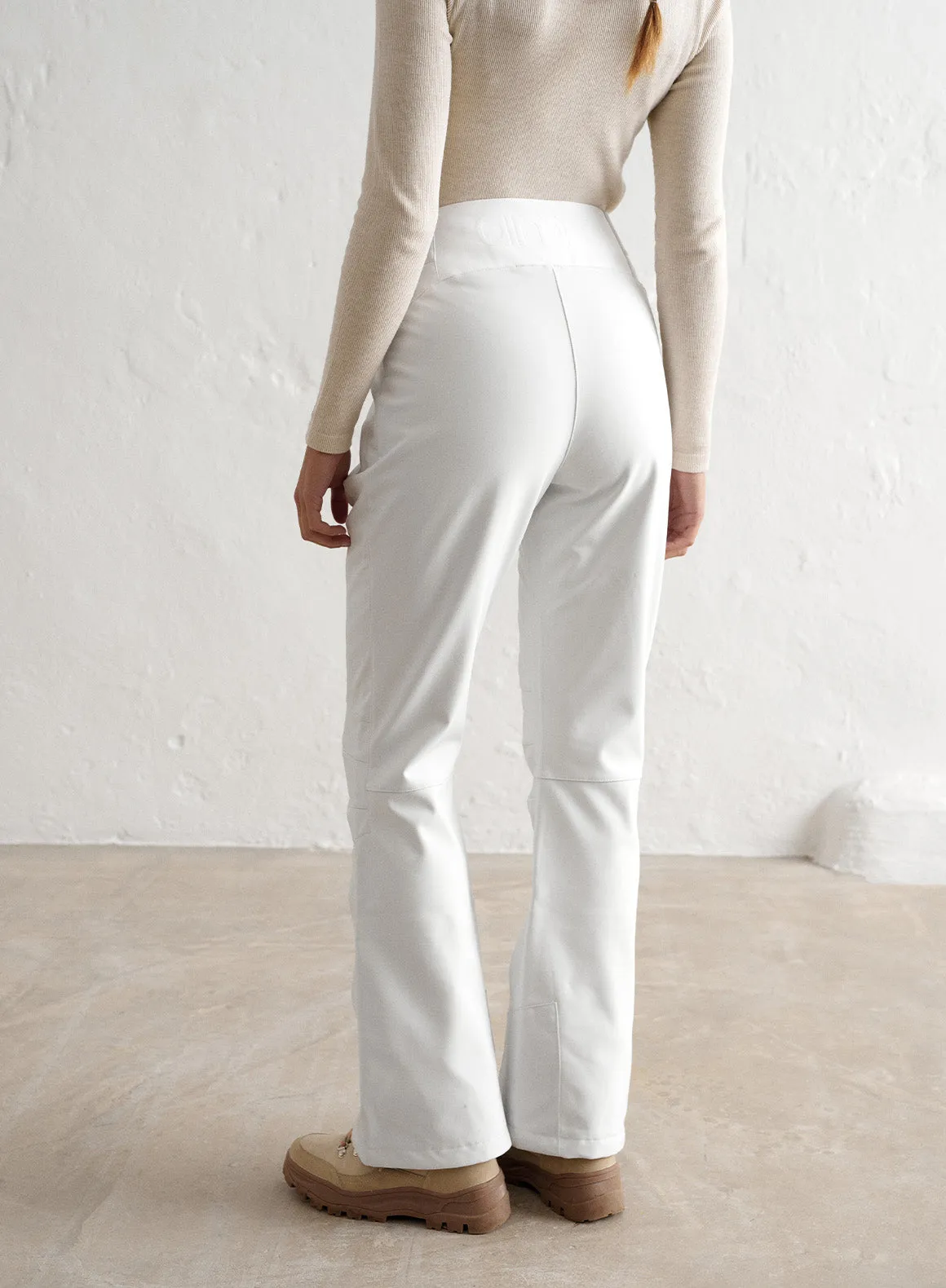 White Stretch Thermo Pants sold by Aimn product image thumbnail 4