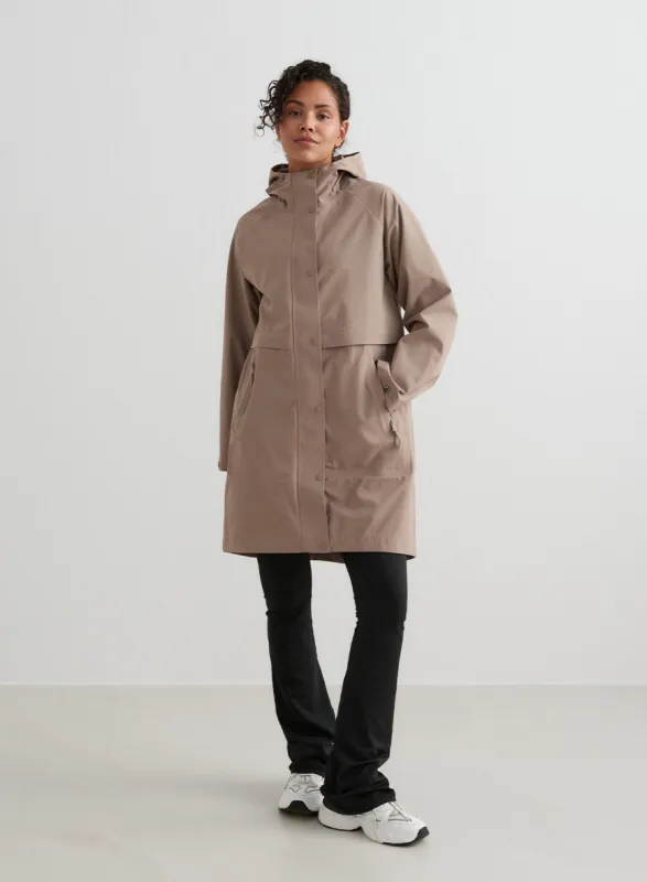 Espresso Waterproof Parka sold by Aimn