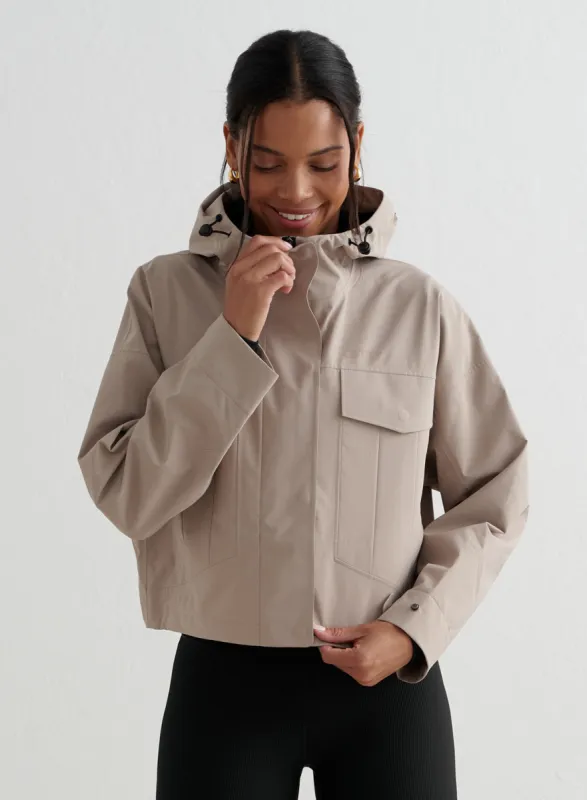 Dark Clay Waterproof Jacket sold by Aimn