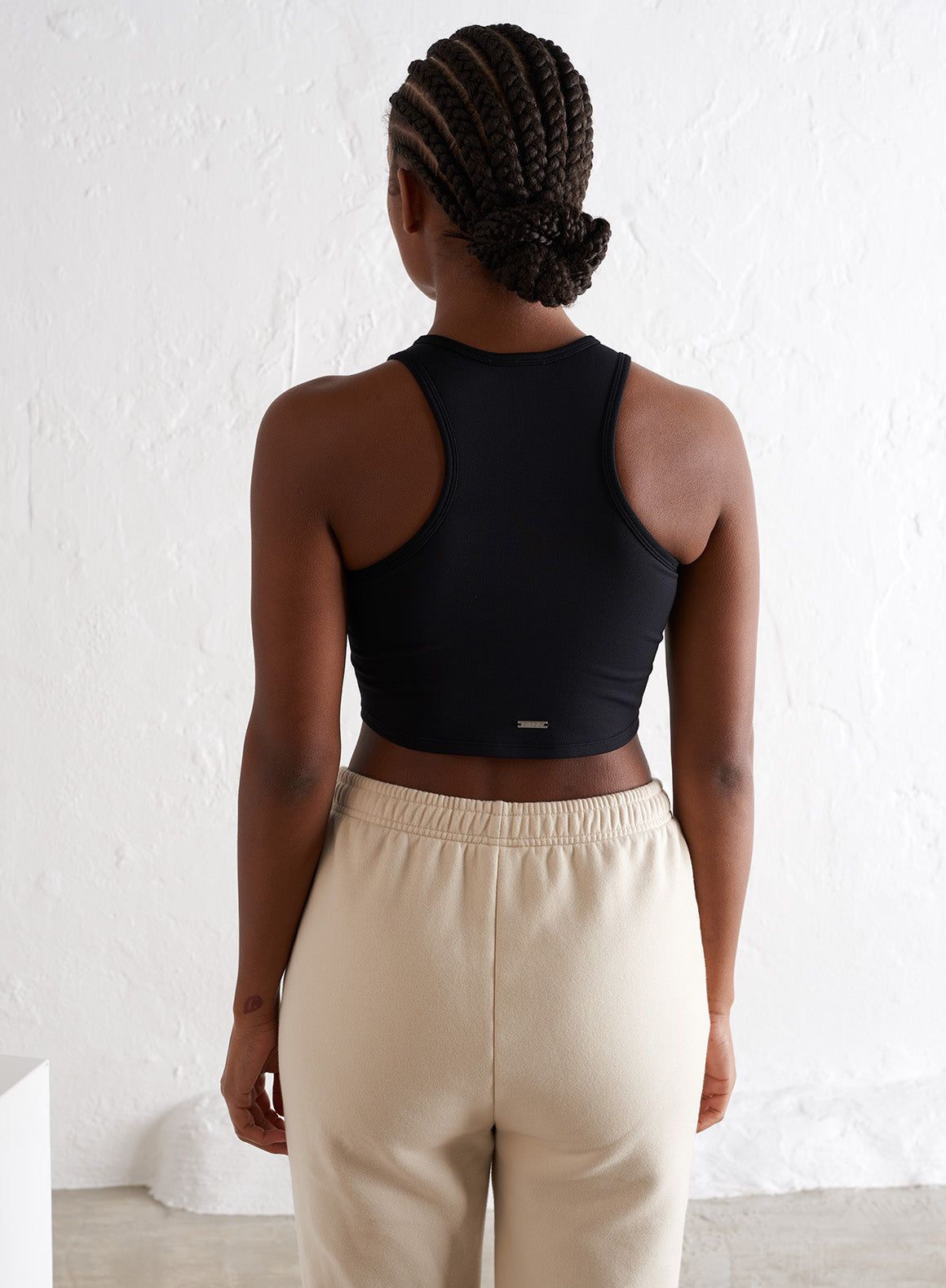 Black Seamless Tank Top sold by Aimn product image thumbnail 4