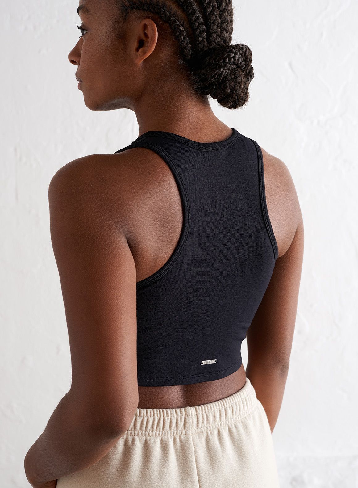 Black Seamless Tank Top sold by Aimn product image thumbnail 5