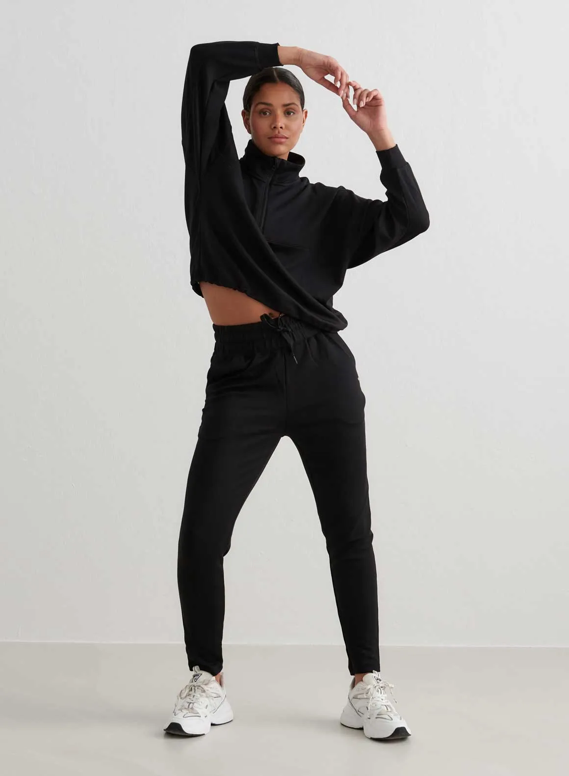 Black Comfy Sweatpants sold by Aimn product image thumbnail 5