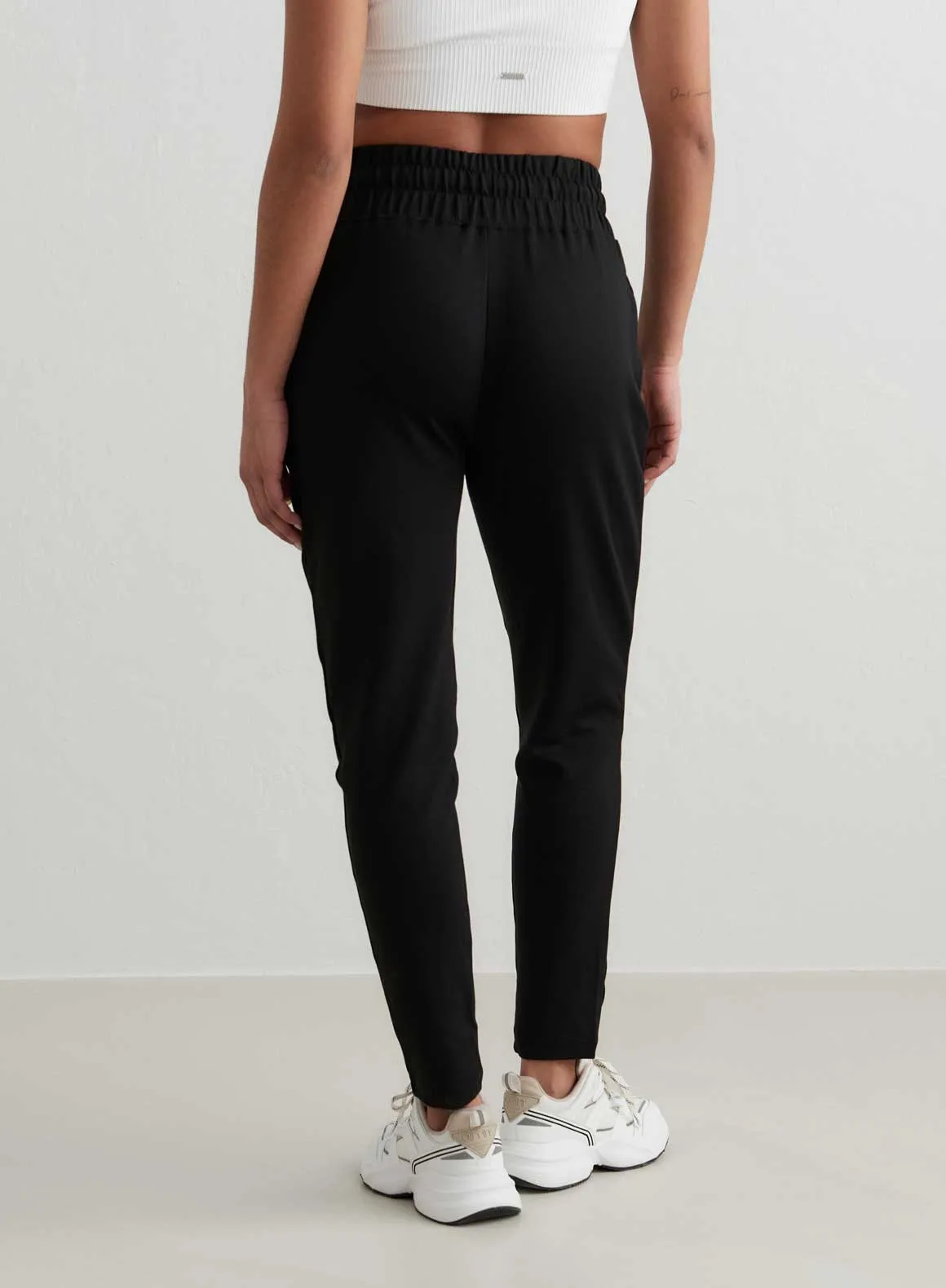 Black Comfy Sweatpants sold by Aimn product image thumbnail 4