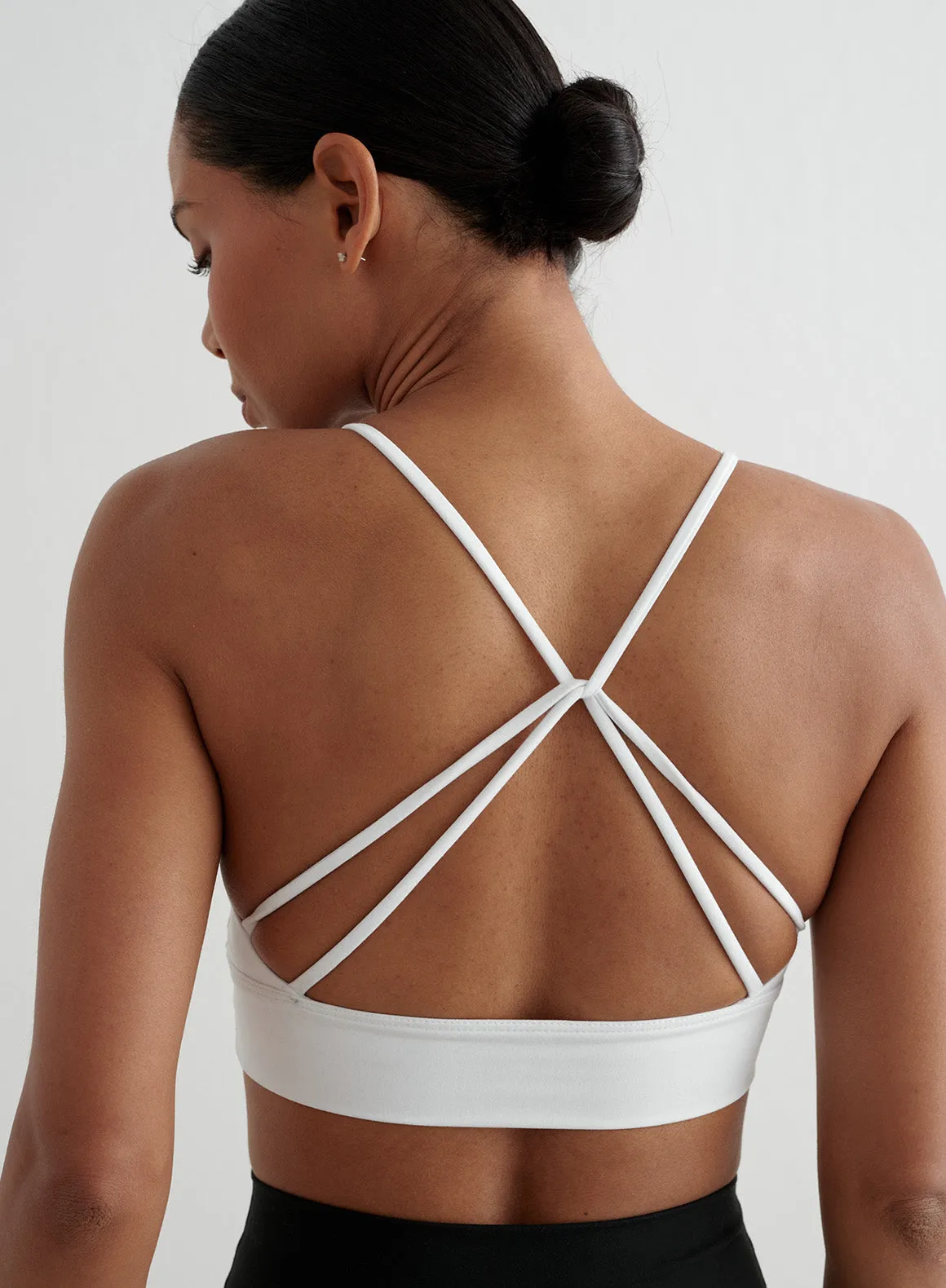 White Sense Strap Bra sold by Aimn product image thumbnail 3