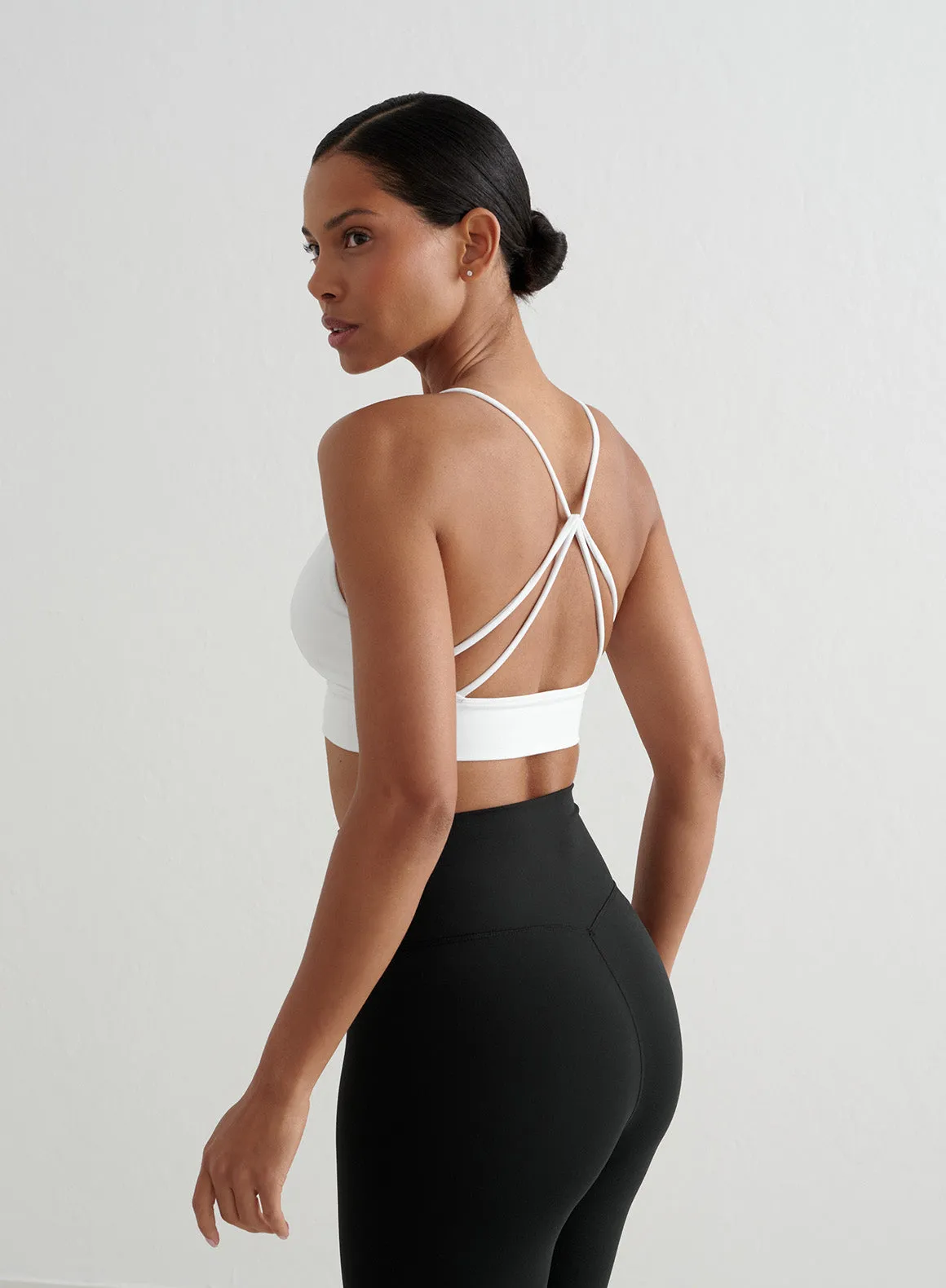 White Sense Strap Bra sold by Aimn product image thumbnail 5